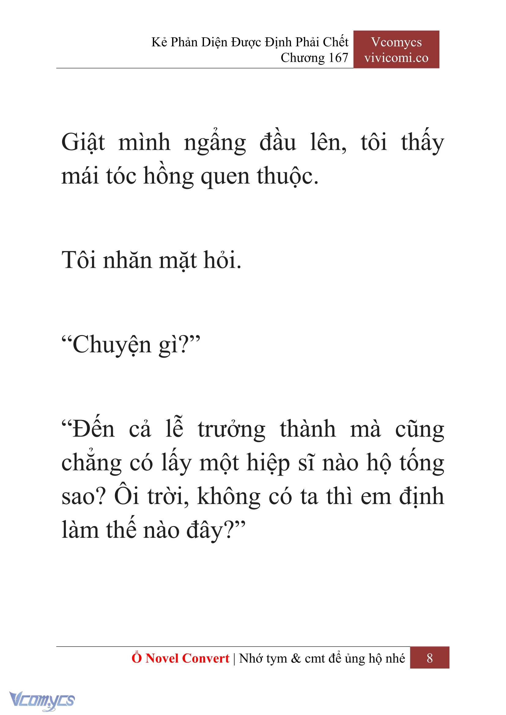 [Novel] Kẻ Phản Diện Được Định Phải Chết Chap 167 - Trang 2