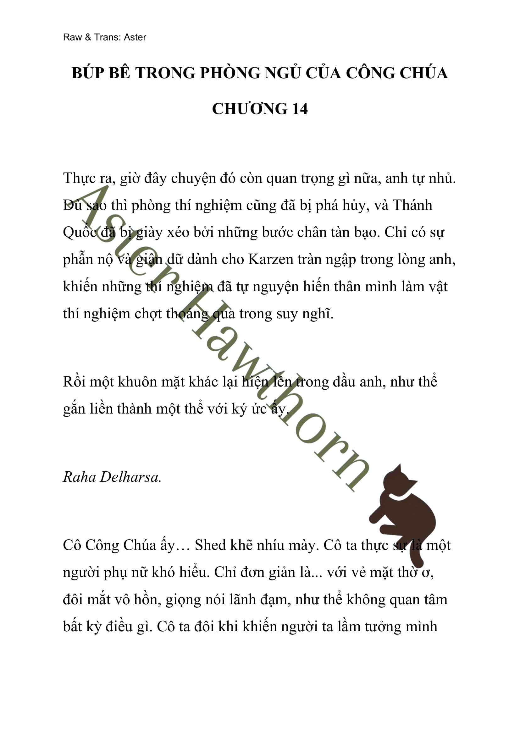[NOVEL] Búp Bê Trong Phòng Ngủ Của Công Chúa Chap 14 - Trang 2