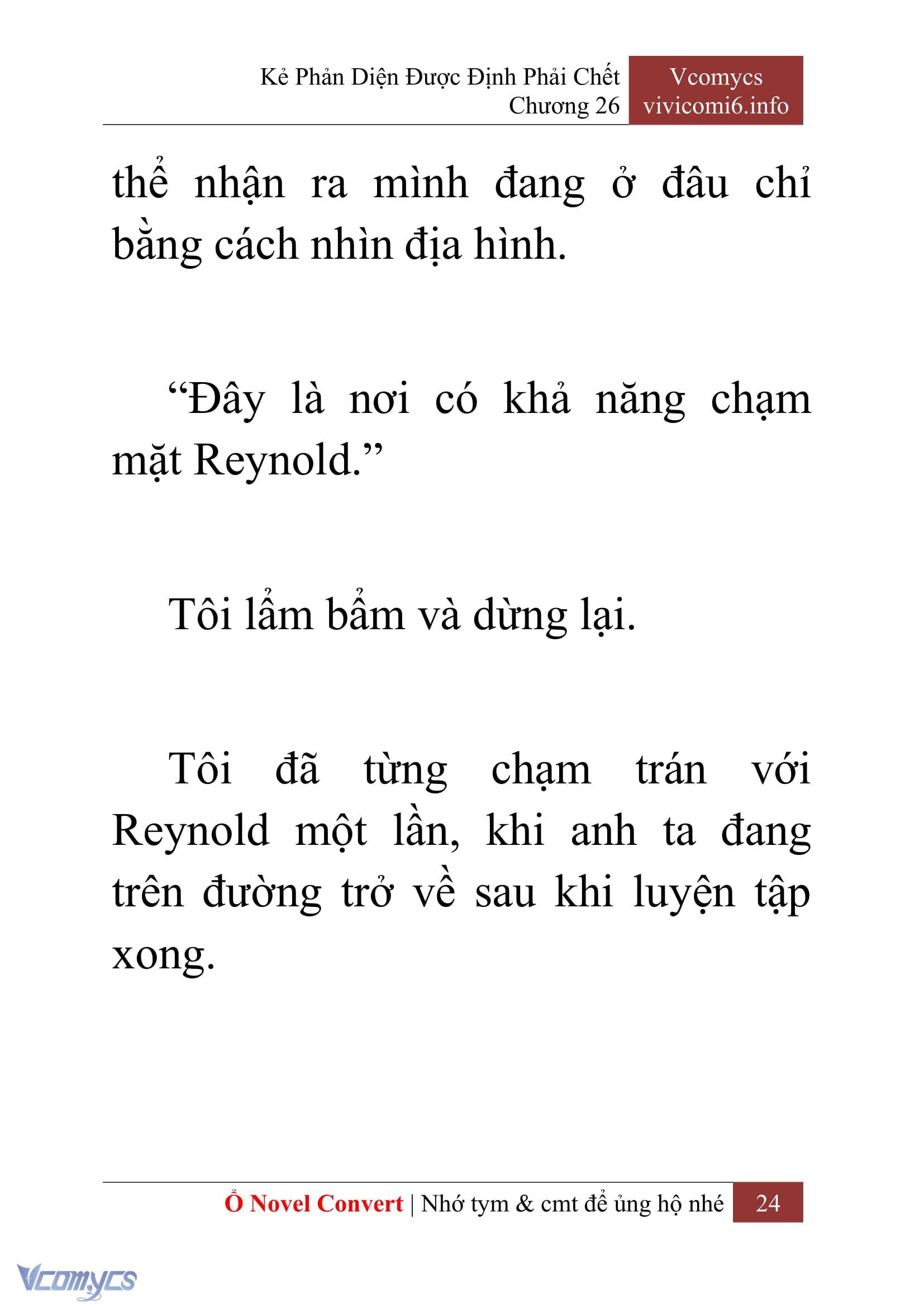 [Novel] Kẻ Phản Diện Được Định Phải Chết Chap 26 - Trang 2