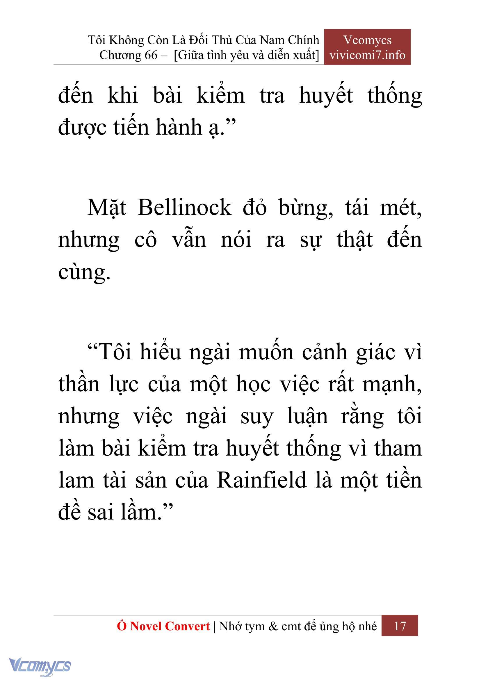 [Novel] Tôi Không Còn Là Đối Thủ Của Nam Chính Chap 66 - Trang 2