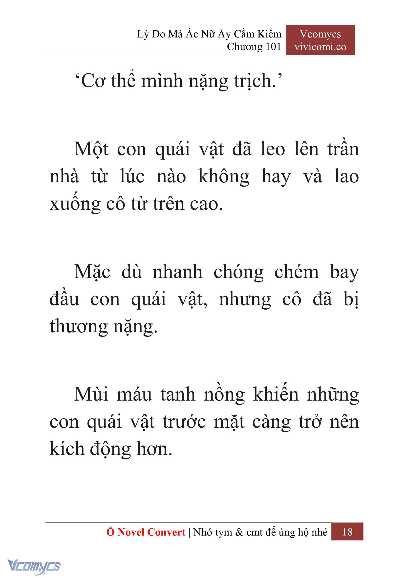 [Novel] Lý Do Mà Ác Nữ Ấy Cầm Kiếm Chap 101 - Next Chap 102
