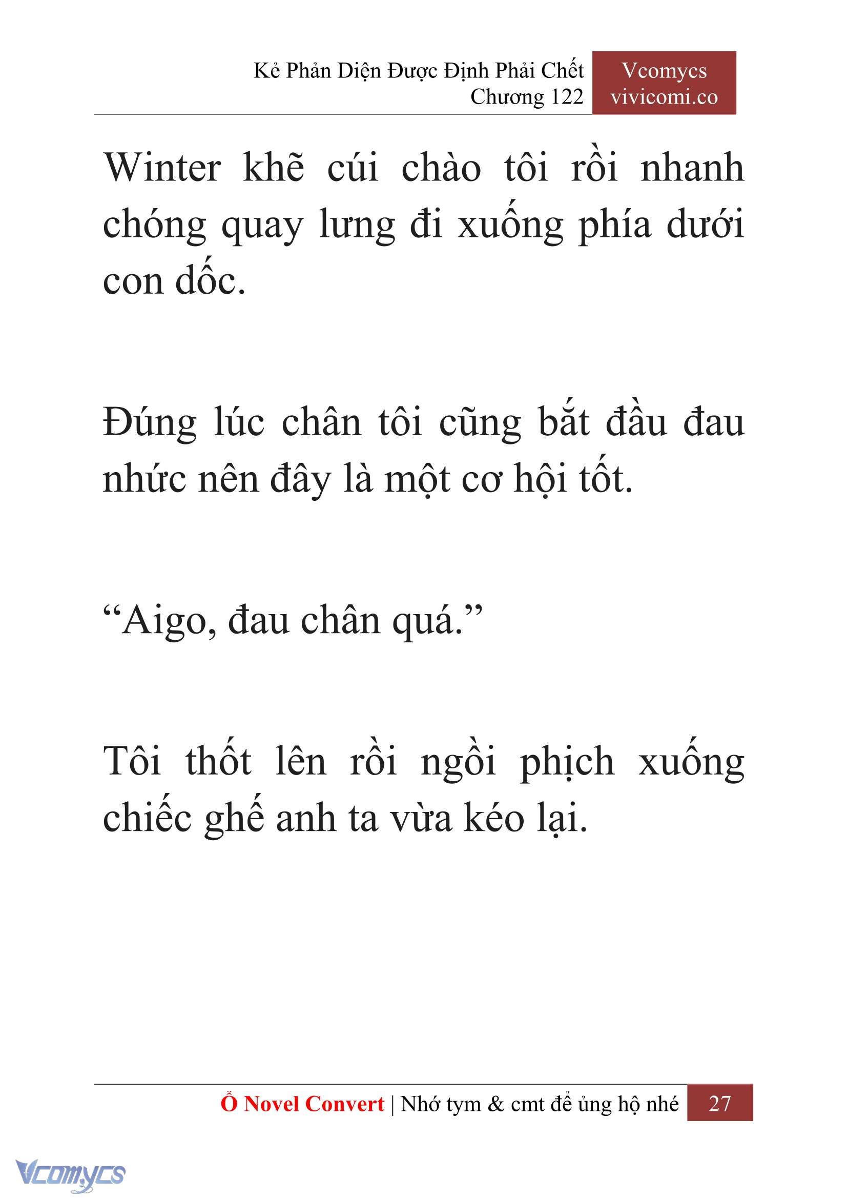 [Novel] Kẻ Phản Diện Được Định Phải Chết Chap 122 - Next Chap 123