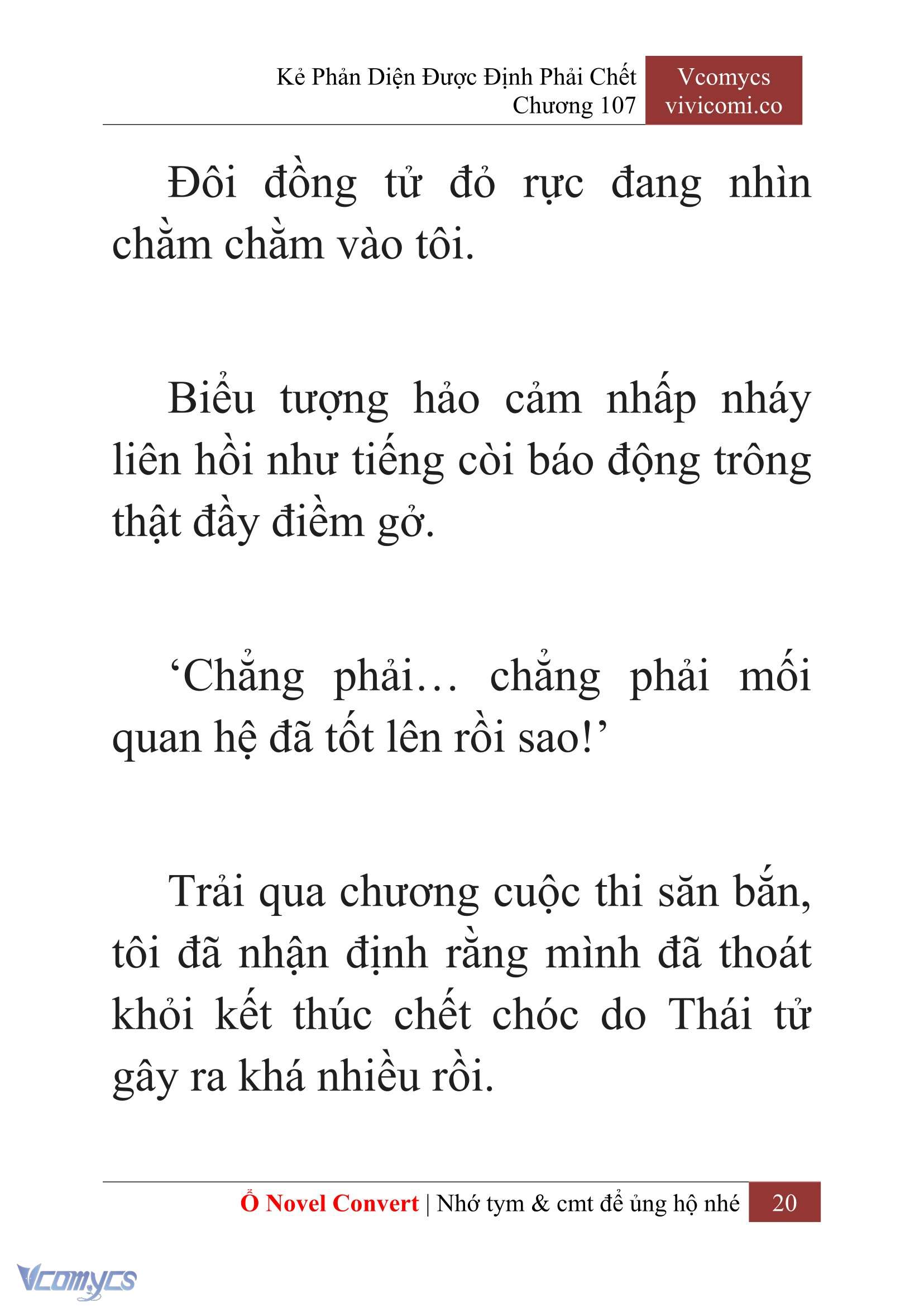 [Novel] Kẻ Phản Diện Được Định Phải Chết Chap 107 - Trang 2