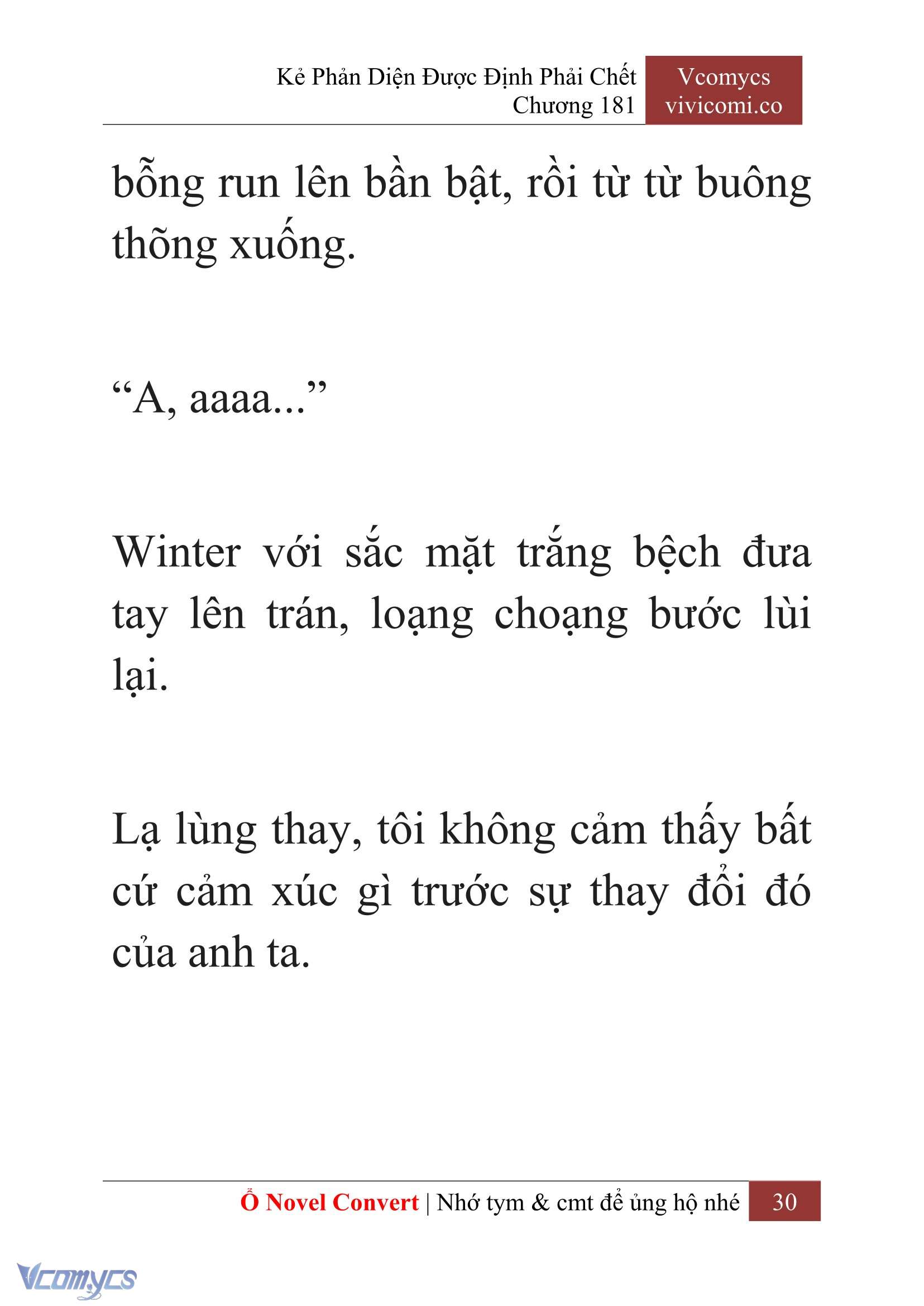 [Novel] Kẻ Phản Diện Được Định Phải Chết Chap 181 - Trang 2