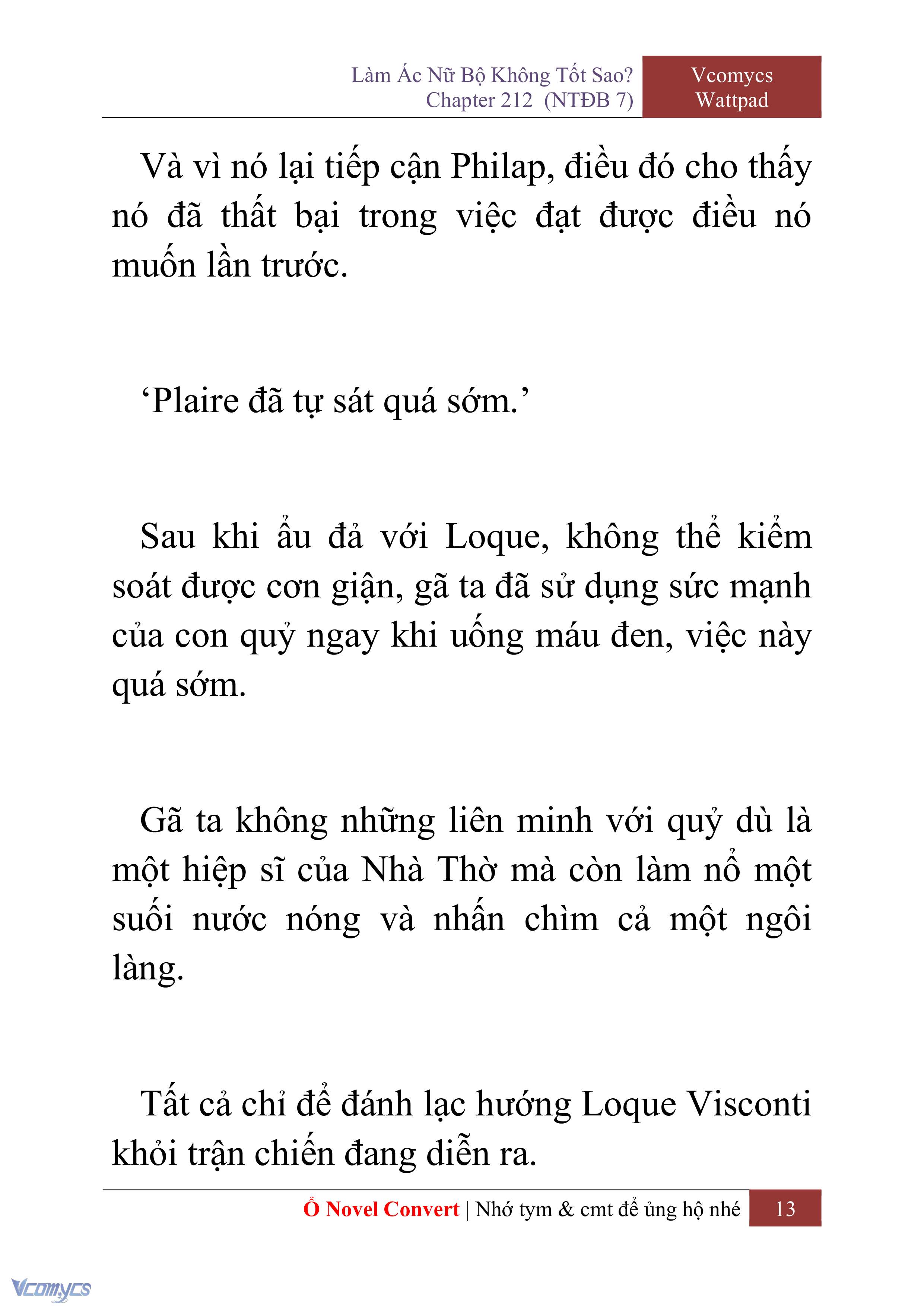 [Novel] Làm Ác Nữ Bộ Không Tốt Sao? Chap 212 - Trang 2