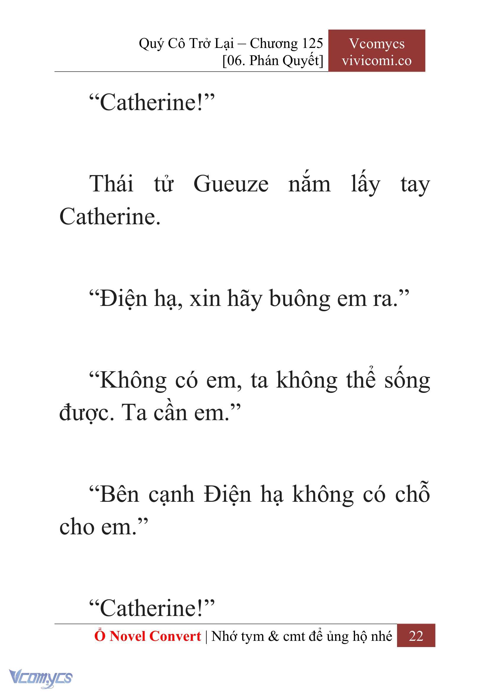 [Novel] Quý Cô Trở Lại Chap 125 - Trang 2