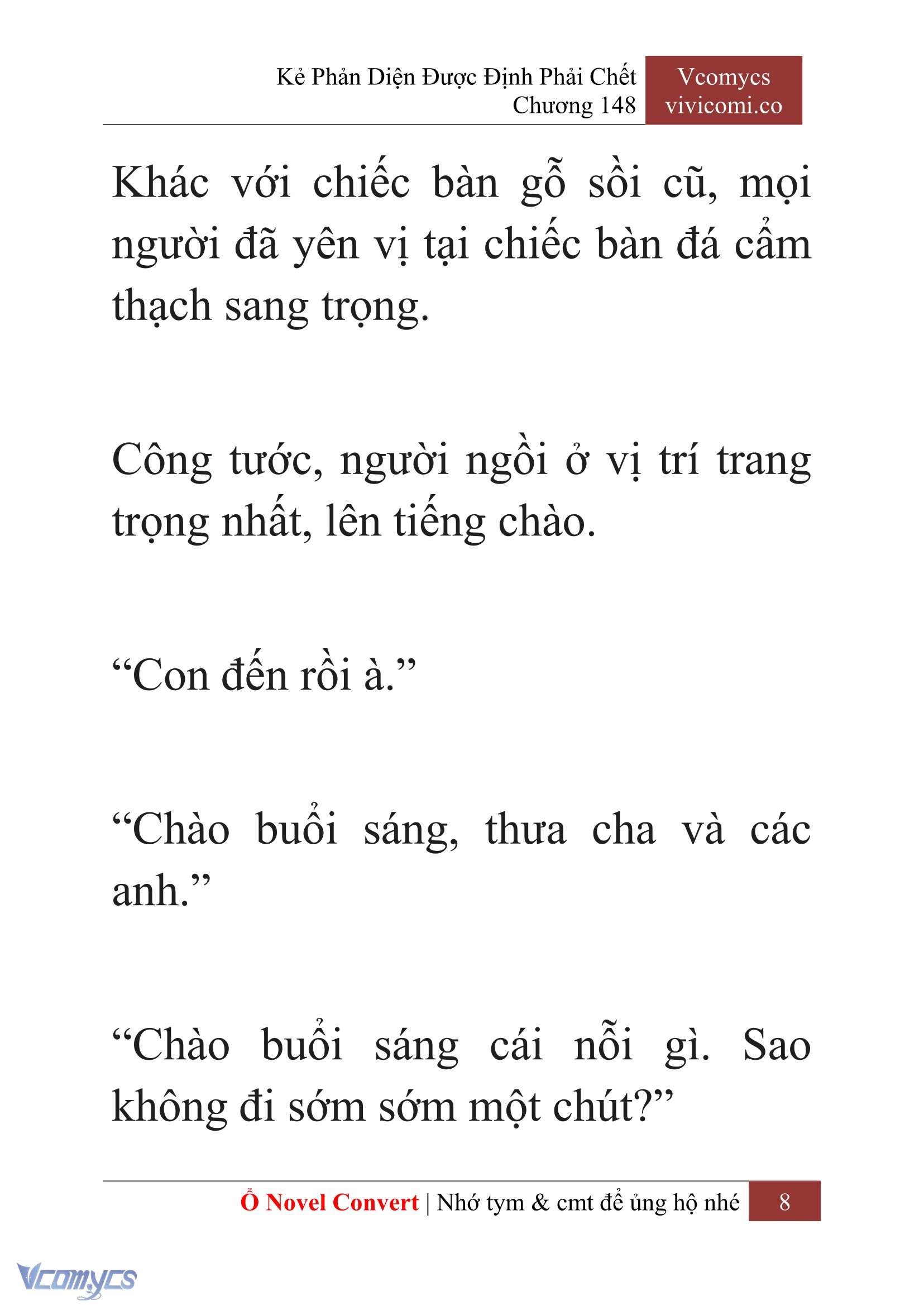 [Novel] Kẻ Phản Diện Được Định Phải Chết Chap 148 - Trang 2