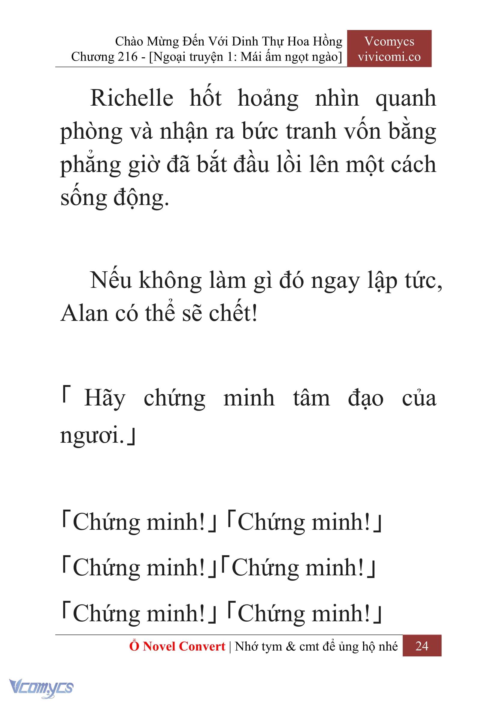 [Novel] Chào Mừng Đến Với Dinh Thự Hoa Hồng Chap 216 - Trang 2