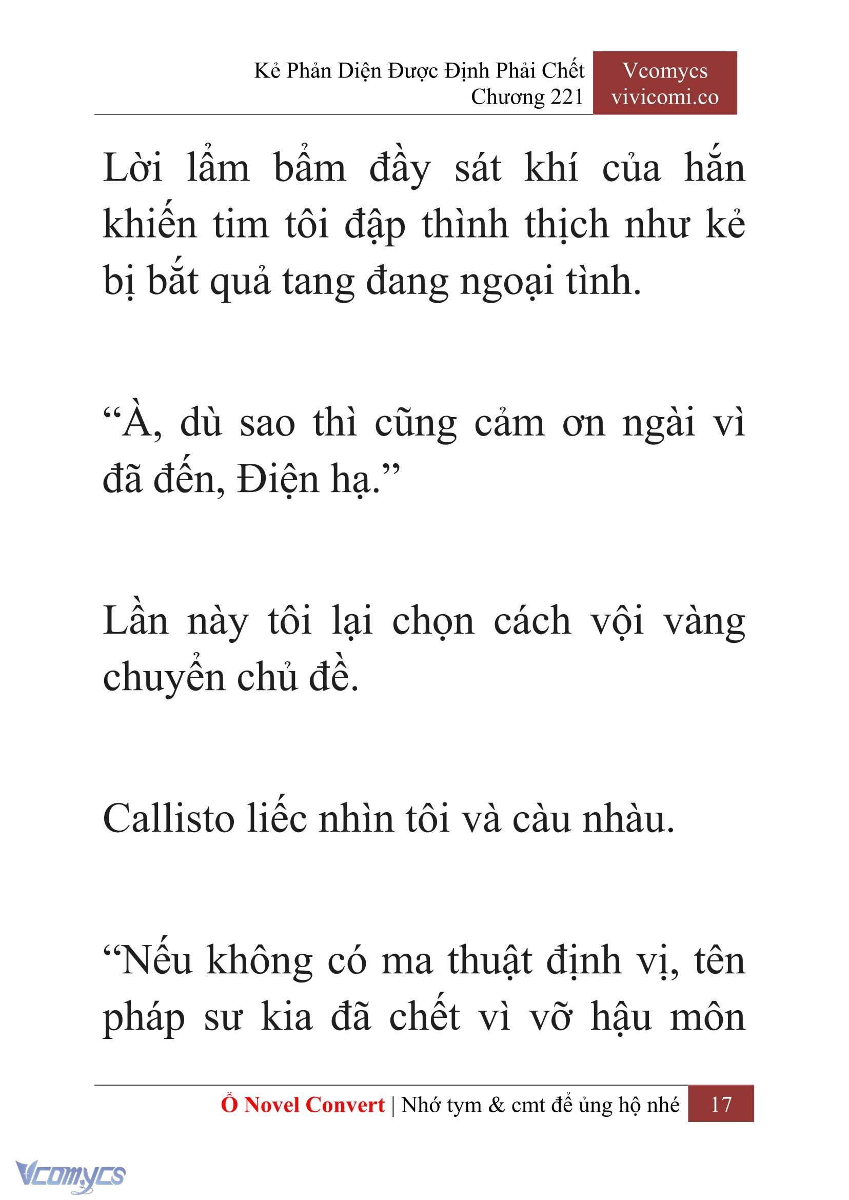 [Novel] Kẻ Phản Diện Được Định Phải Chết Chap 221 - Next Chap 222