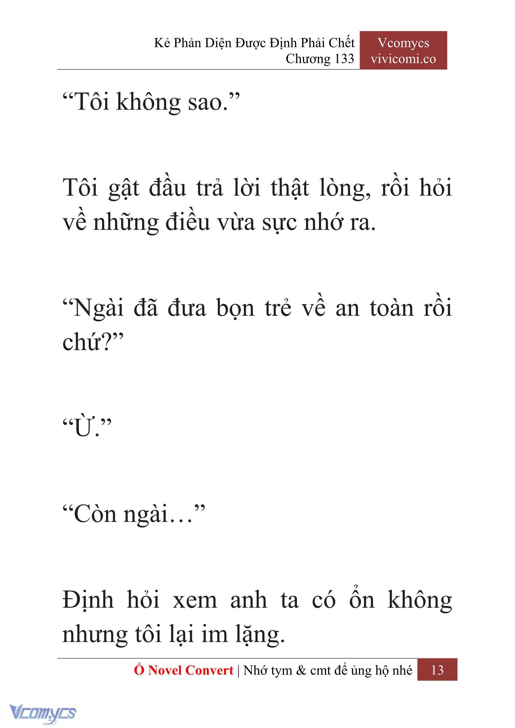 [Novel] Kẻ Phản Diện Được Định Phải Chết Chap 133 - Trang 2