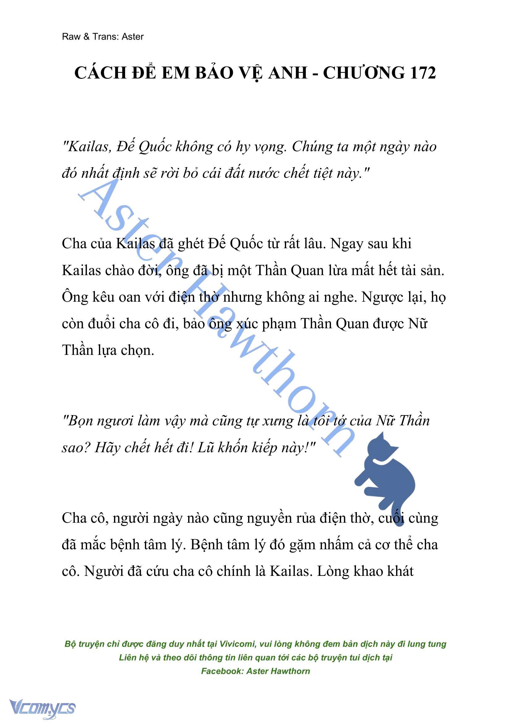 [NOVEL] Cách Để Em Bảo Vệ Anh Chap 172 - Next Chap 173