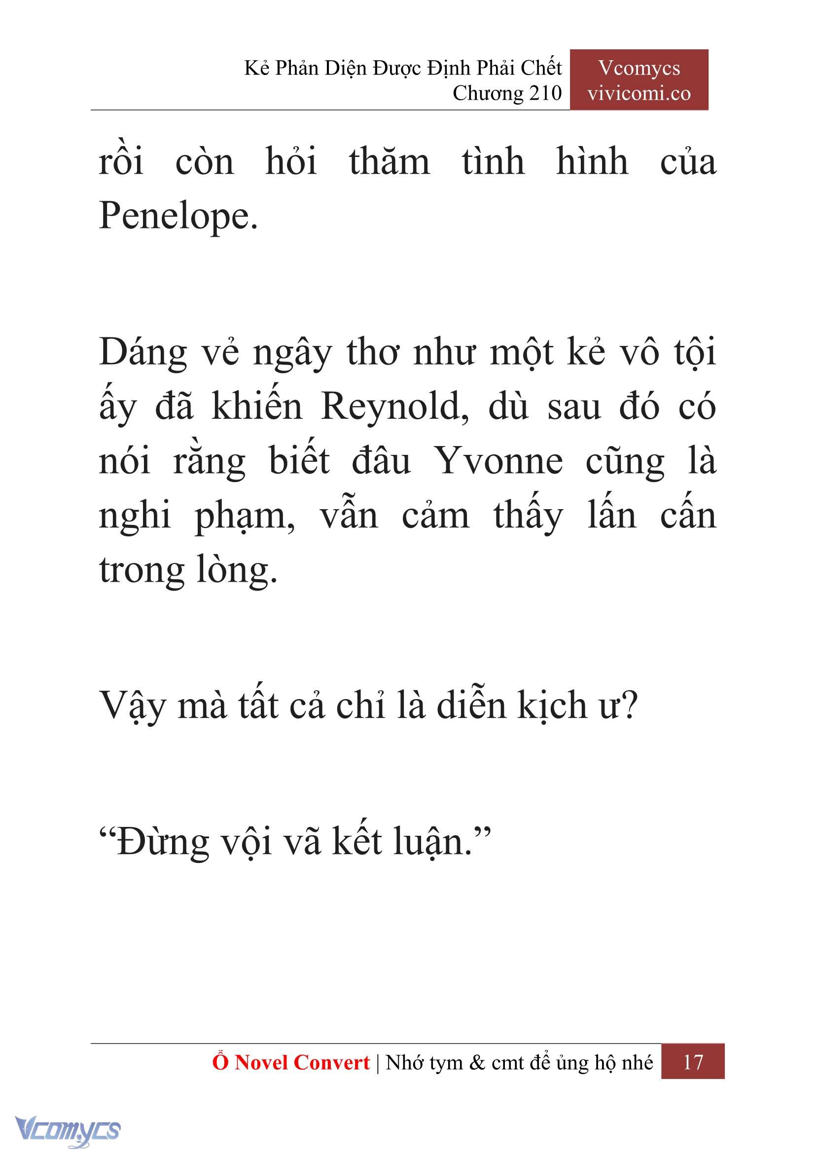 [Novel] Kẻ Phản Diện Được Định Phải Chết Chap 210 - Trang 2