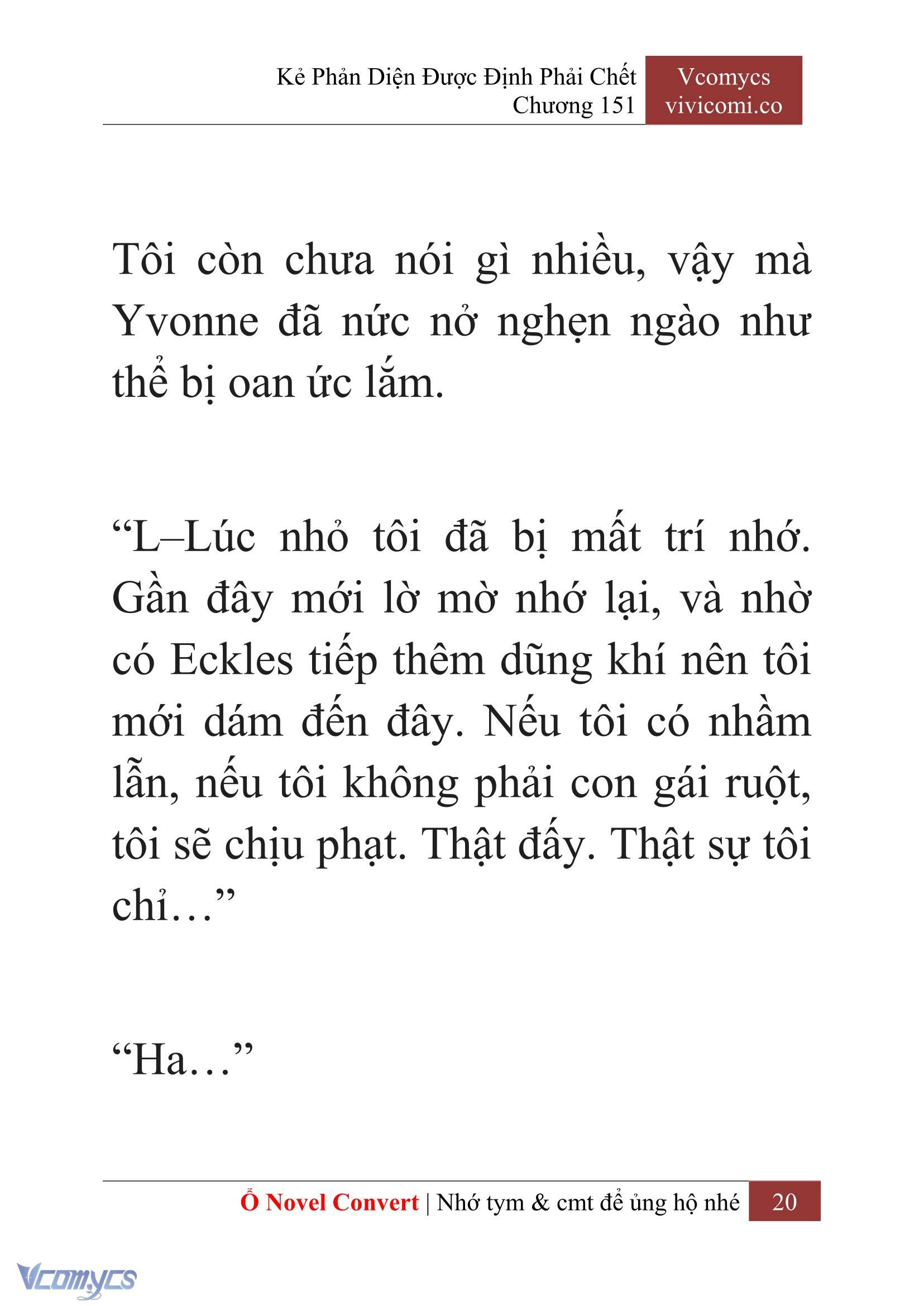 [Novel] Kẻ Phản Diện Được Định Phải Chết Chap 151 - Trang 2