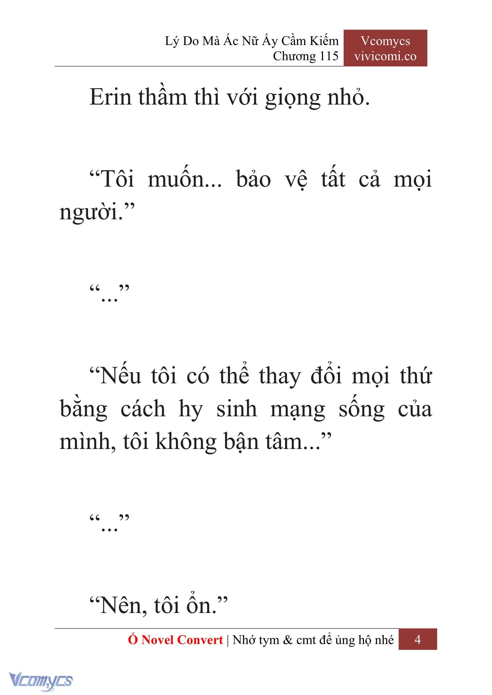 [Novel] Lý Do Mà Ác Nữ Ấy Cầm Kiếm Chap 115 - Trang 2