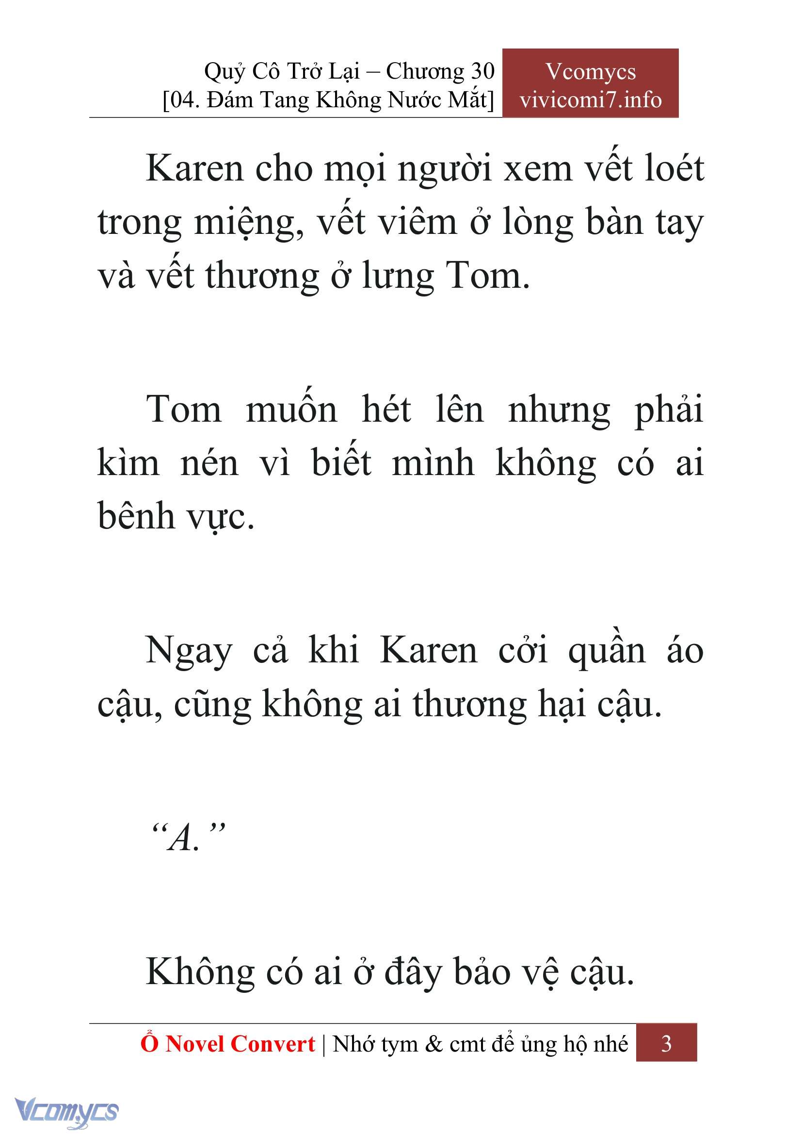 [Novel] Quý Cô Trở Lại Chap 30 - Trang 2