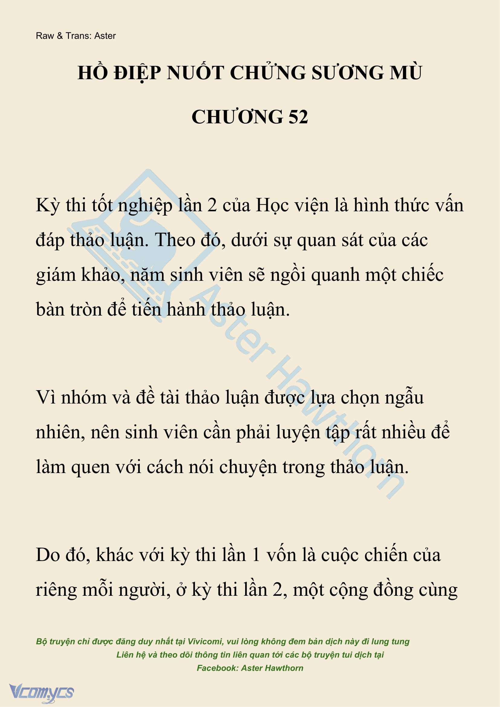 [NOVEL] Hồ Điệp Nuốt Chửng Sương Mù Chap 52 - Trang 2