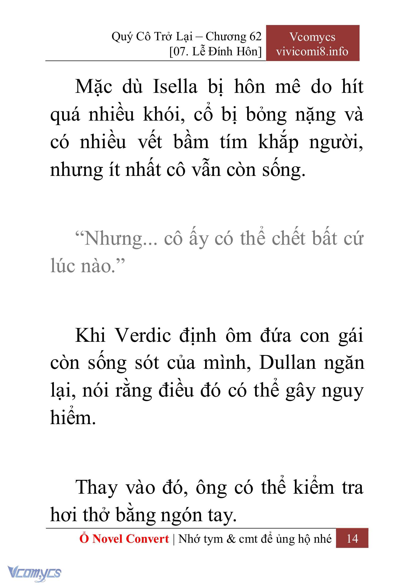 [Novel] Quý Cô Trở Lại Chap 62 - Trang 2