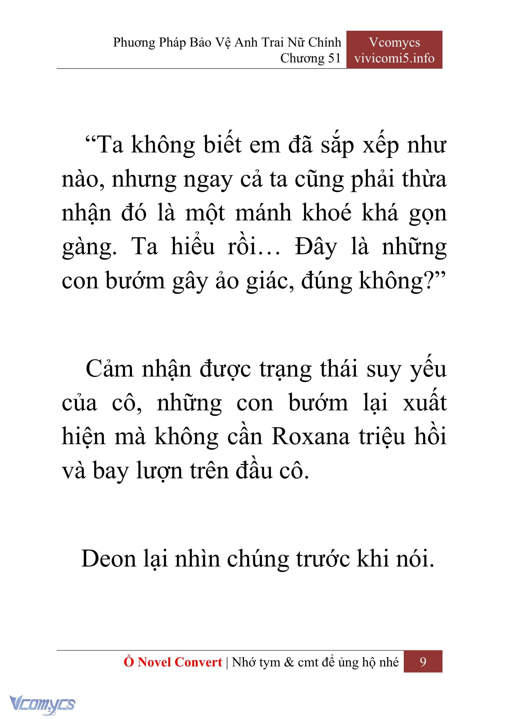 [Novel] Phương Pháp Bảo Vệ Anh Trai Nữ Chính Chap 51 - Trang 2