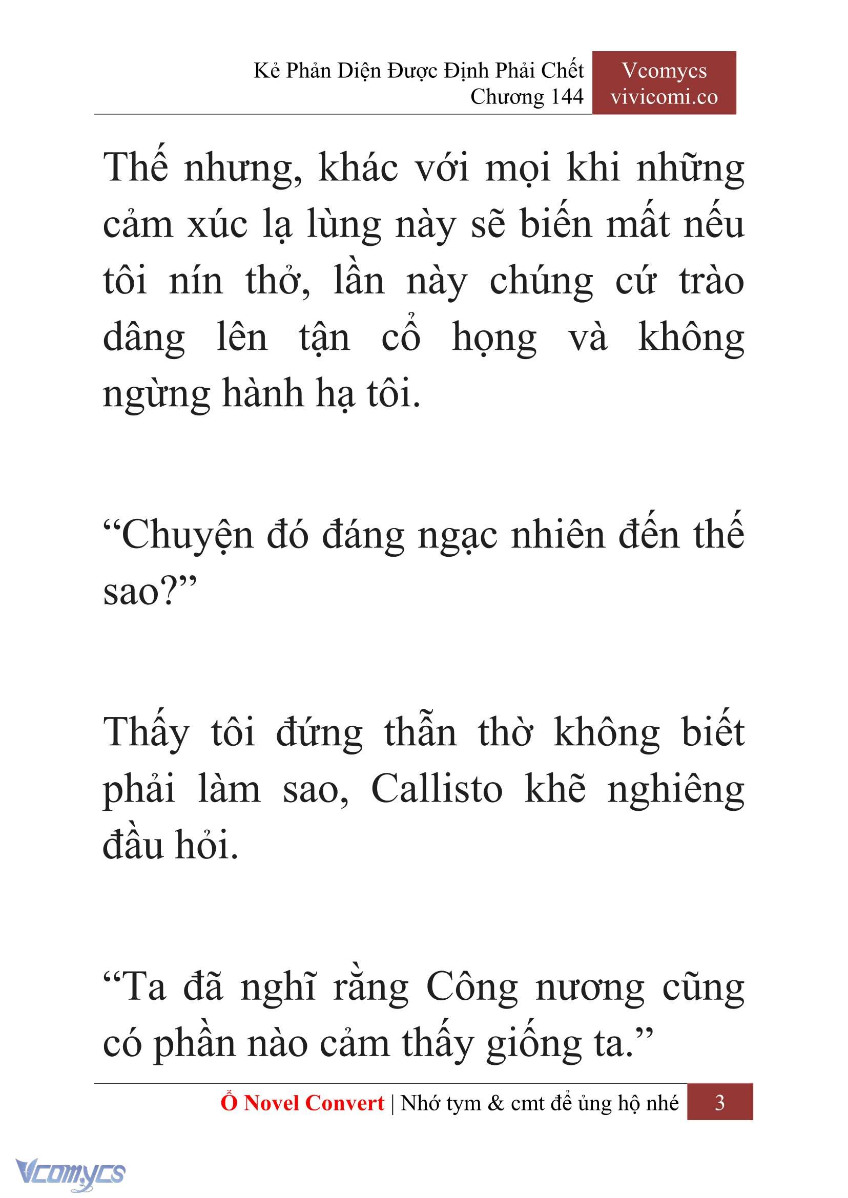 [Novel] Kẻ Phản Diện Được Định Phải Chết Chap 144 - Trang 2