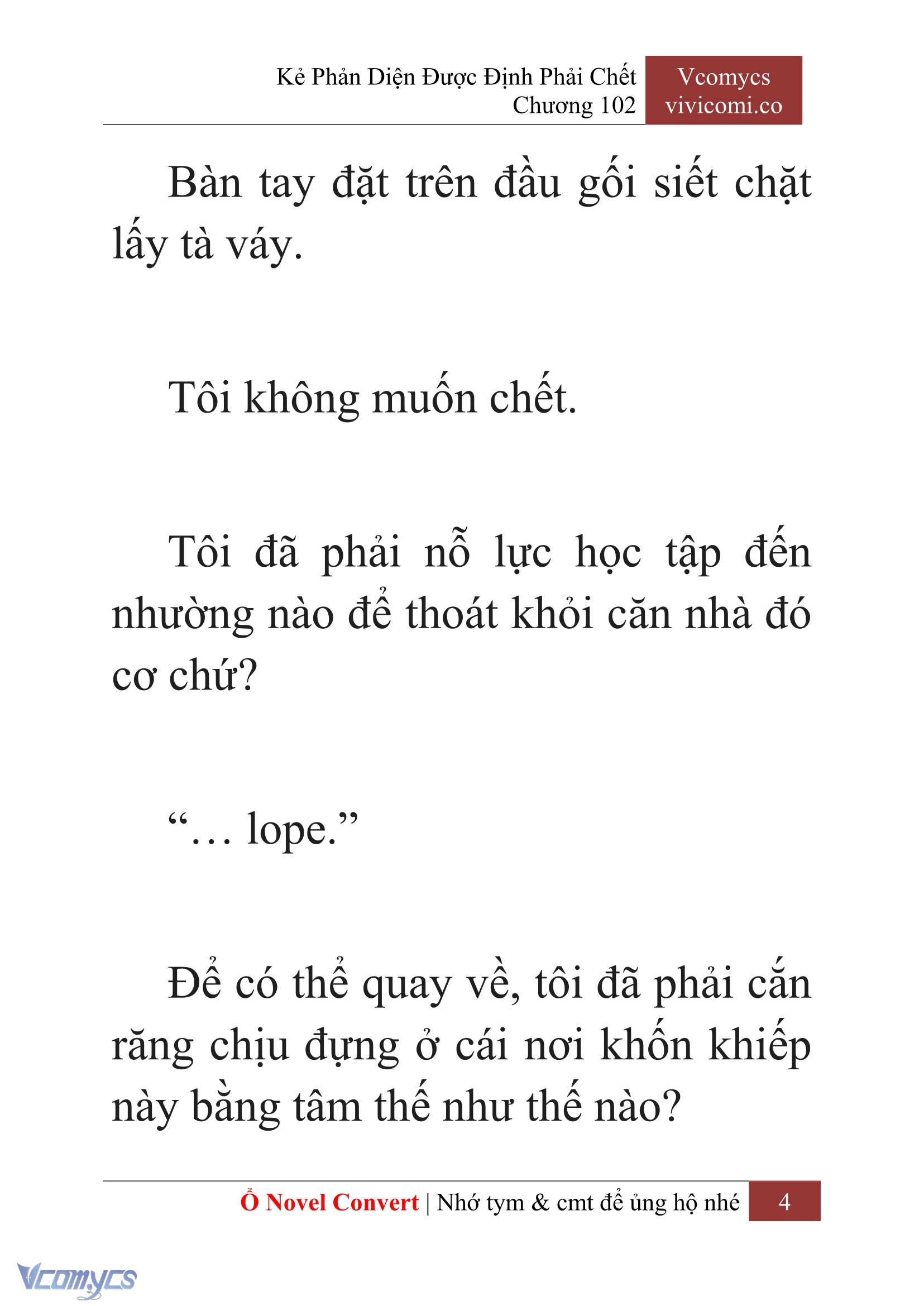 [Novel] Kẻ Phản Diện Được Định Phải Chết Chap 102 - Trang 2