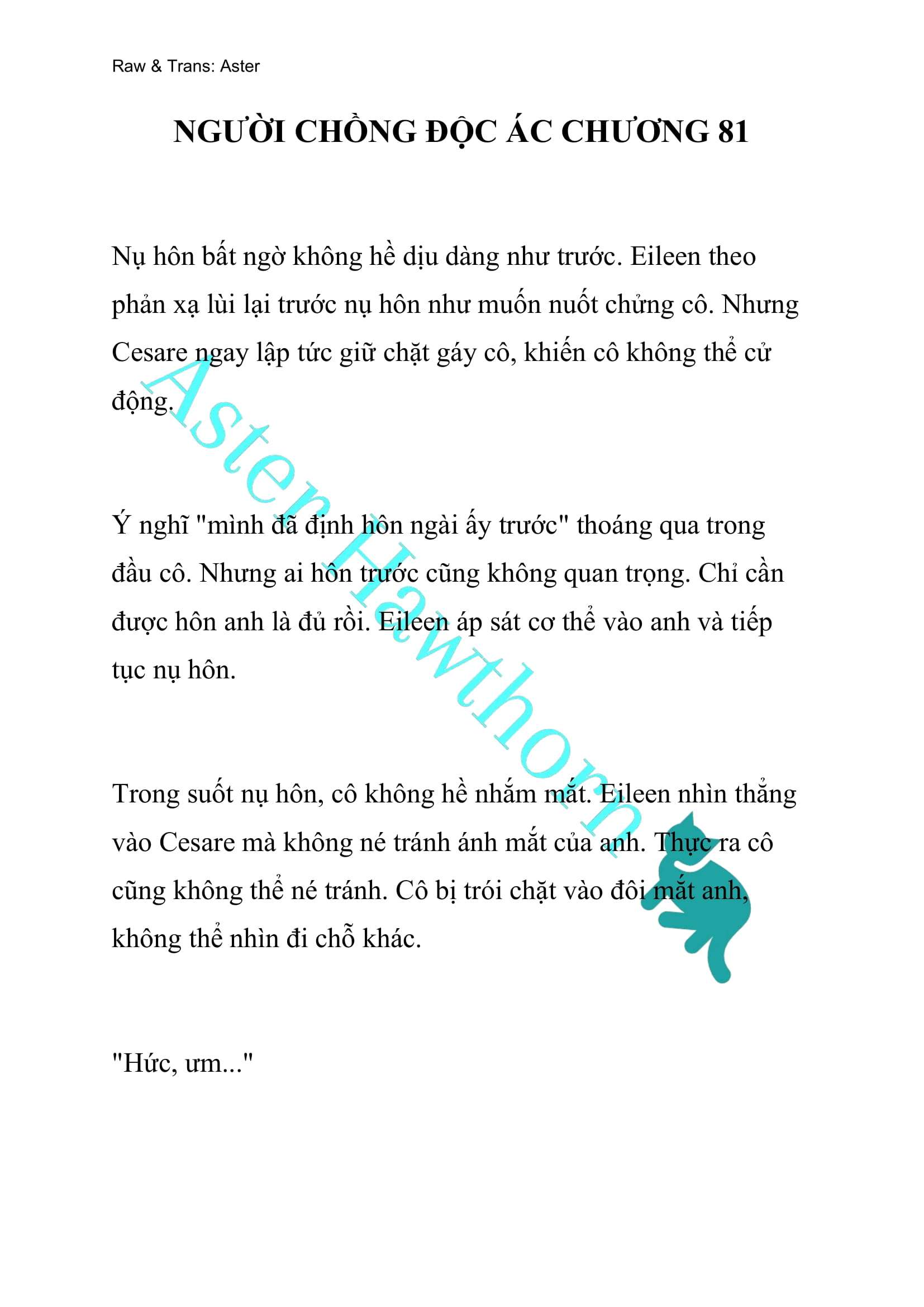 [NOVEL] Người Chồng Độc Ác Chap 81 - Trang 2