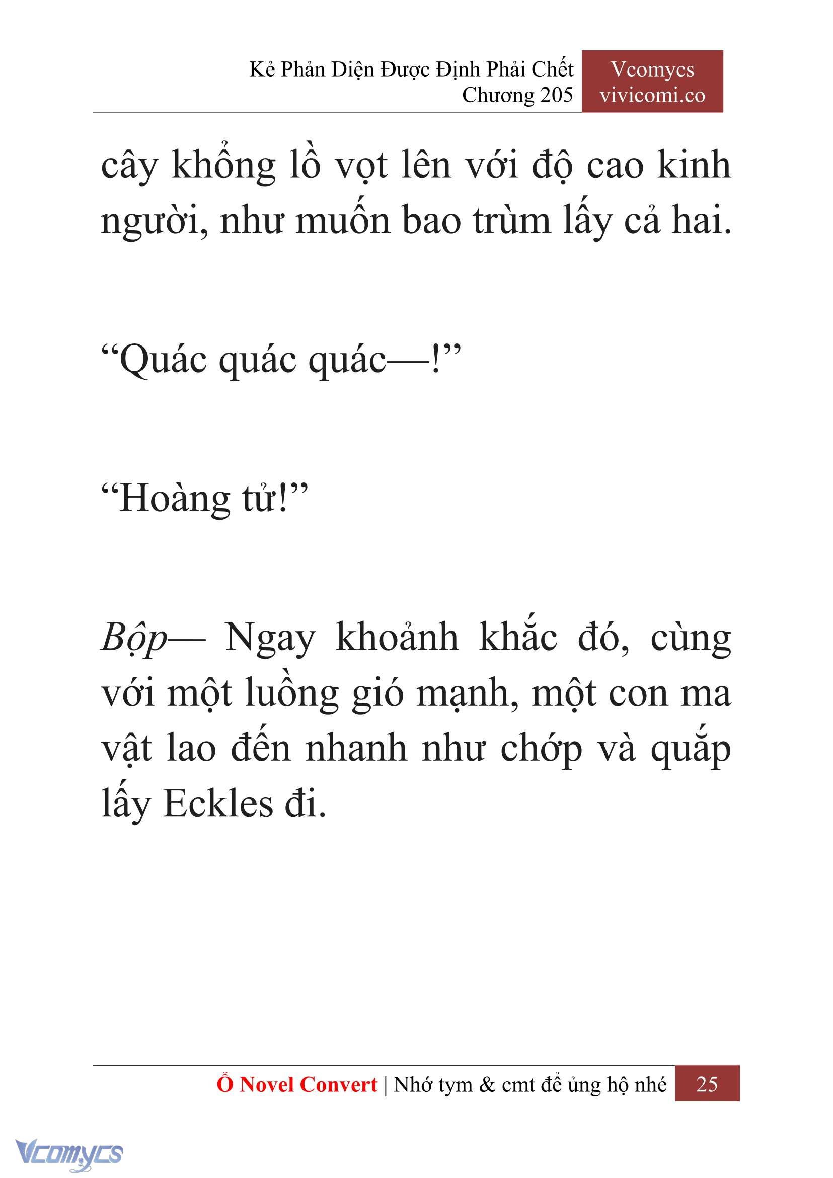 [Novel] Kẻ Phản Diện Được Định Phải Chết Chap 205 - Trang 2