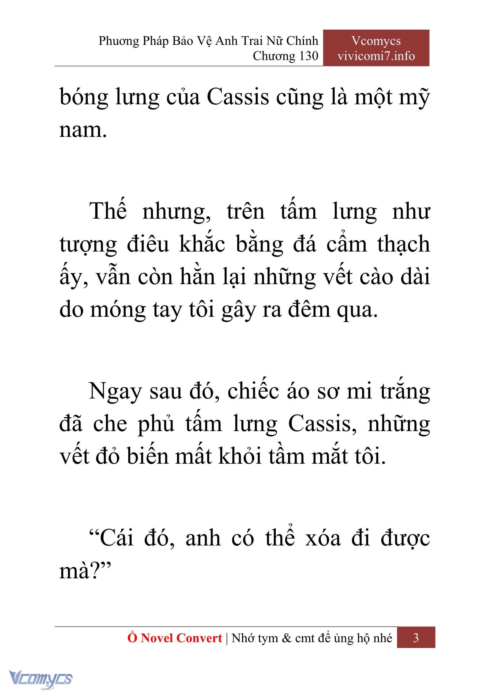 [Novel] Phương Pháp Bảo Vệ Anh Trai Nữ Chính Chap 130 - Next Chap 131