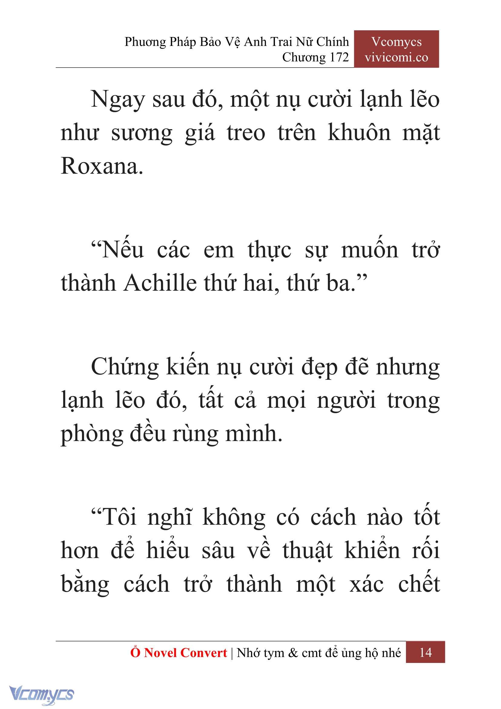 [Novel] Phương Pháp Bảo Vệ Anh Trai Nữ Chính Chap 172 - Trang 2