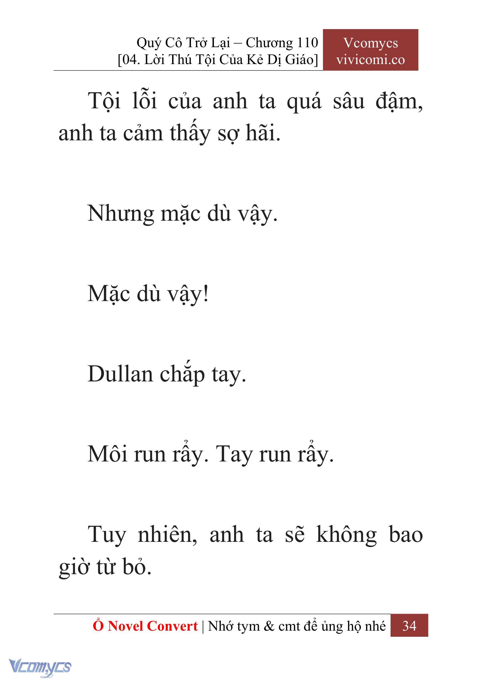 [Novel] Quý Cô Trở Lại Chap 110 - Trang 2