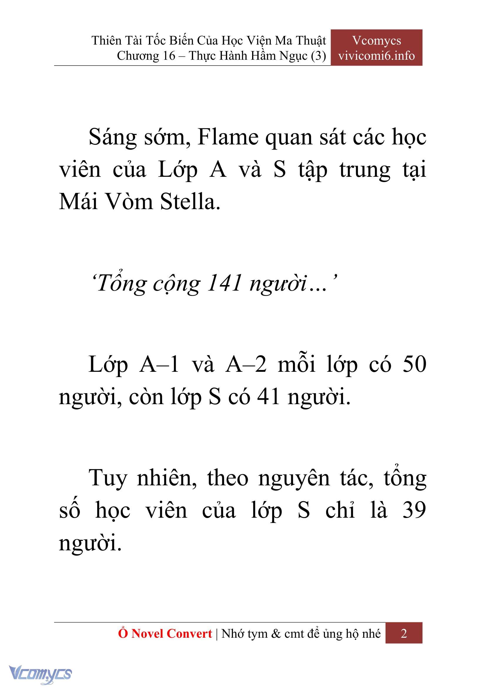 [Novel] Thiên Tài Tốc Biến Của Học Viện Ma Thuật Chap 16 - Trang 2