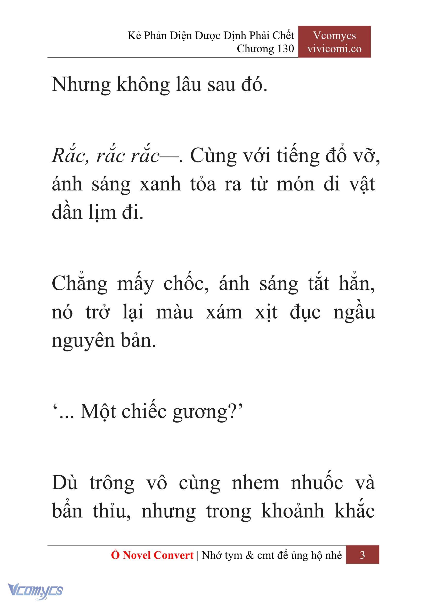 [Novel] Kẻ Phản Diện Được Định Phải Chết Chap 130 - Trang 2