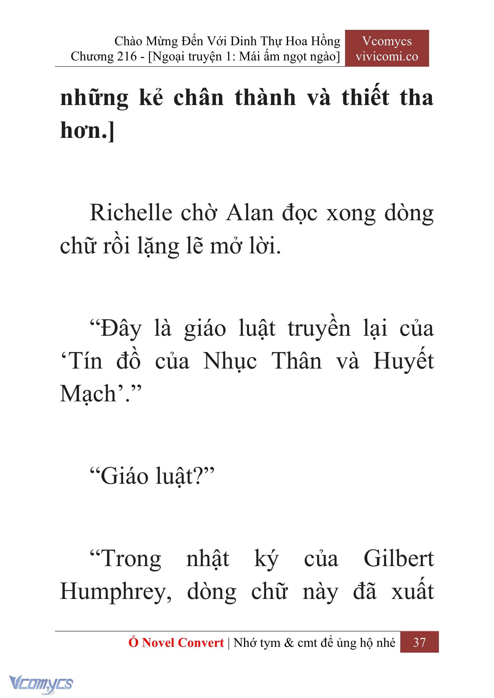 [Novel] Chào Mừng Đến Với Dinh Thự Hoa Hồng Chap 216 - Trang 2