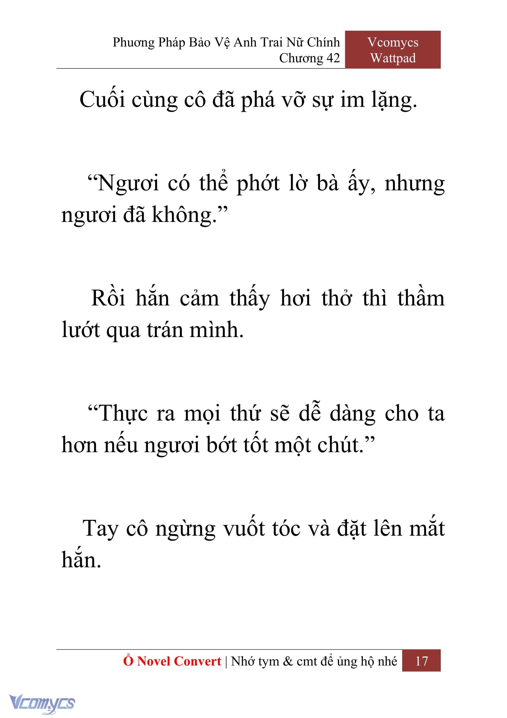 [Novel] Phương Pháp Bảo Vệ Anh Trai Nữ Chính Chap 42 - Trang 2