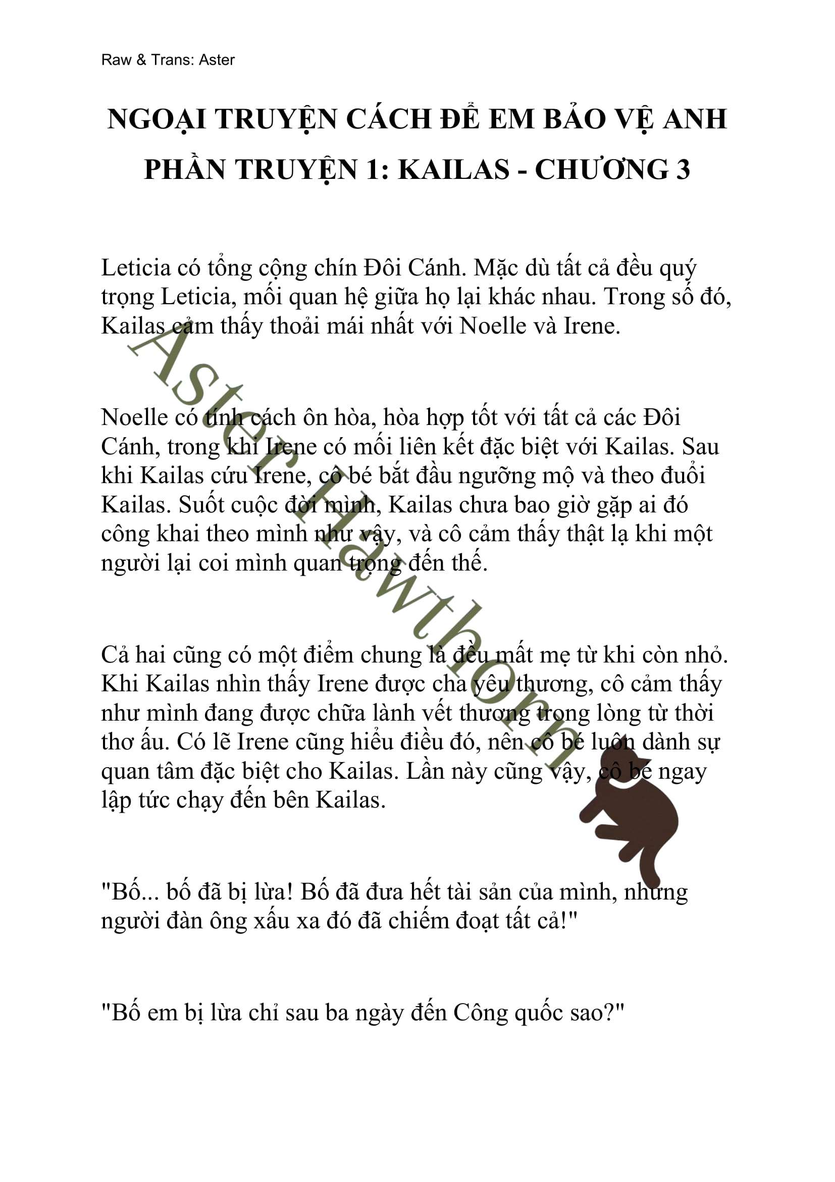 [NOVEL] Ngoại Truyện Cách Để Em Bảo Vệ Anh Chap 3 - Trang 2