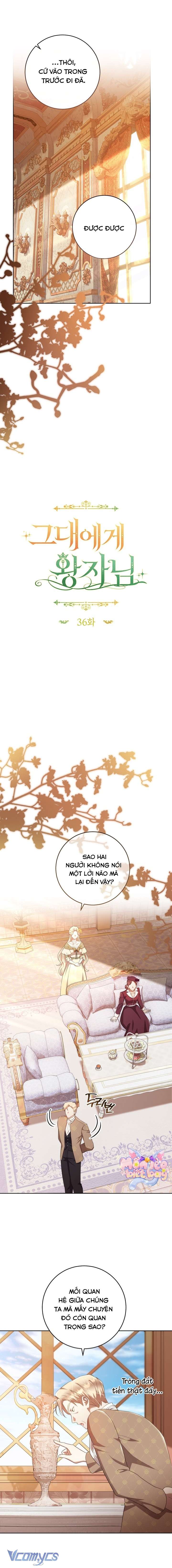 [18+] Vị Hoàng Tử Của Em Chap 36 - Trang 2