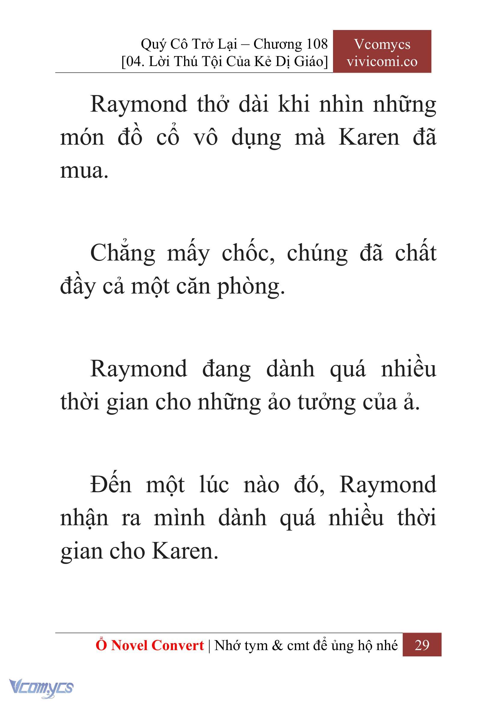 [Novel] Quý Cô Trở Lại Chap 108 - Trang 2