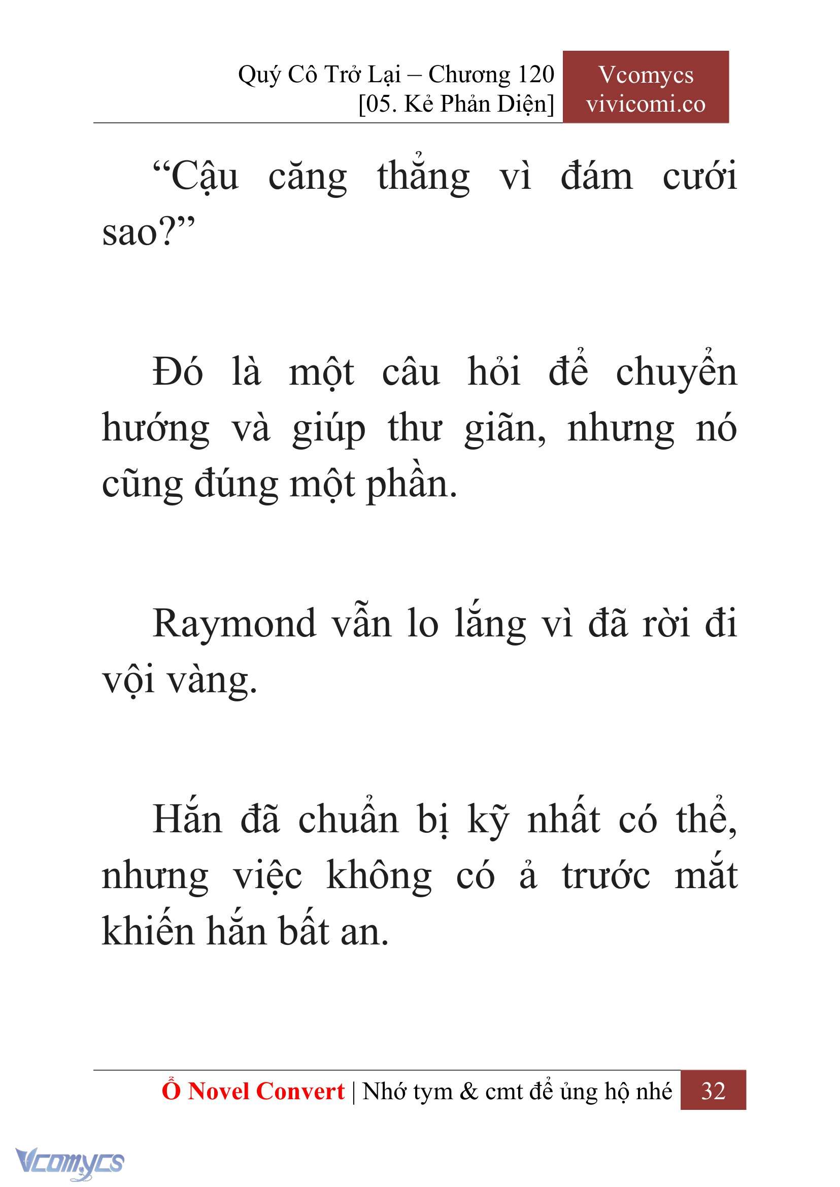 [Novel] Quý Cô Trở Lại Chap 120 - Trang 2