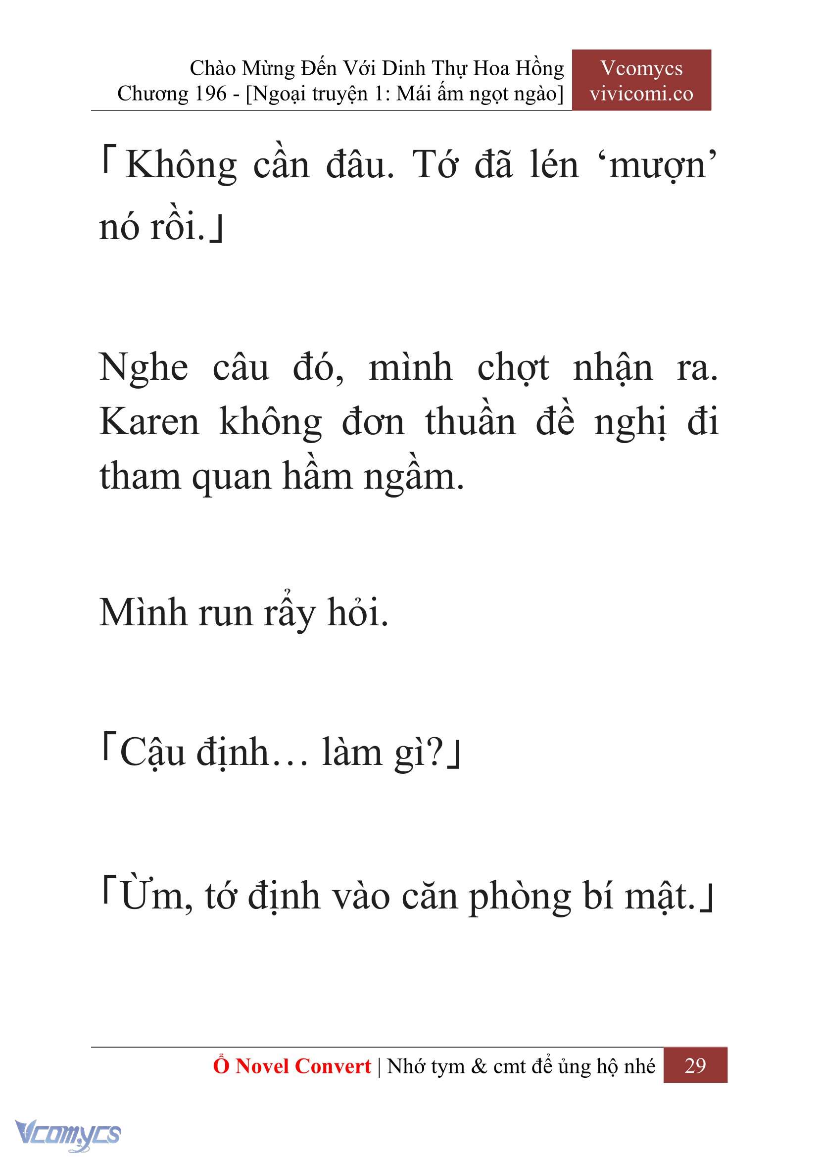 [Novel] Chào Mừng Đến Với Dinh Thự Hoa Hồng Chap 196 - Trang 2