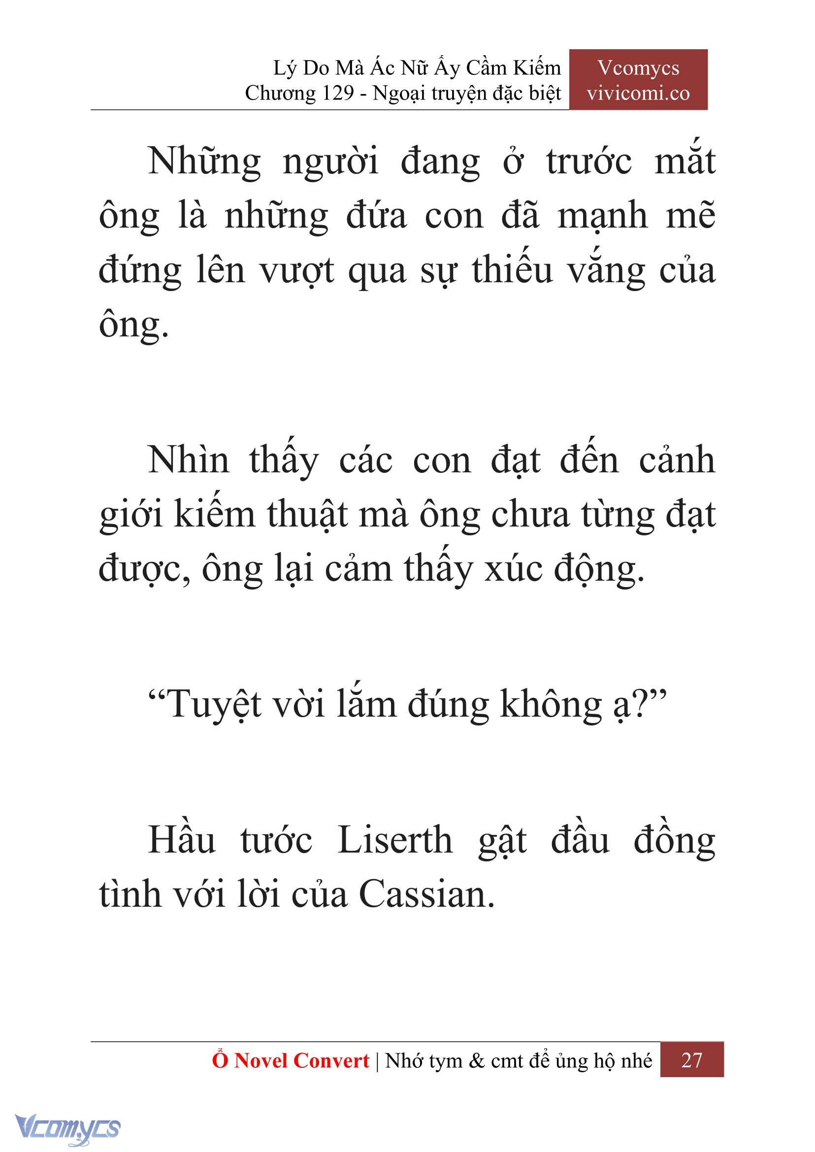 [Novel] Lý Do Mà Ác Nữ Ấy Cầm Kiếm Chap 129 - Trang 2