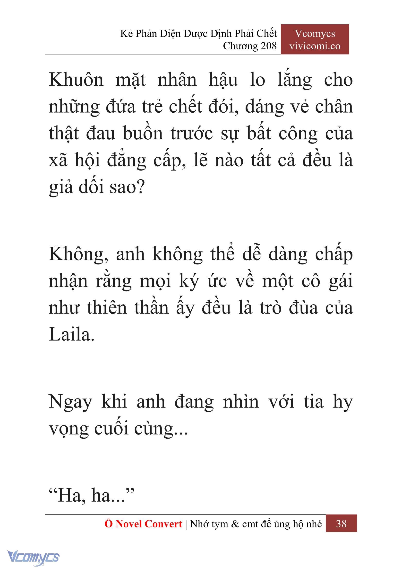 [Novel] Kẻ Phản Diện Được Định Phải Chết Chap 208 - Next Chap 209