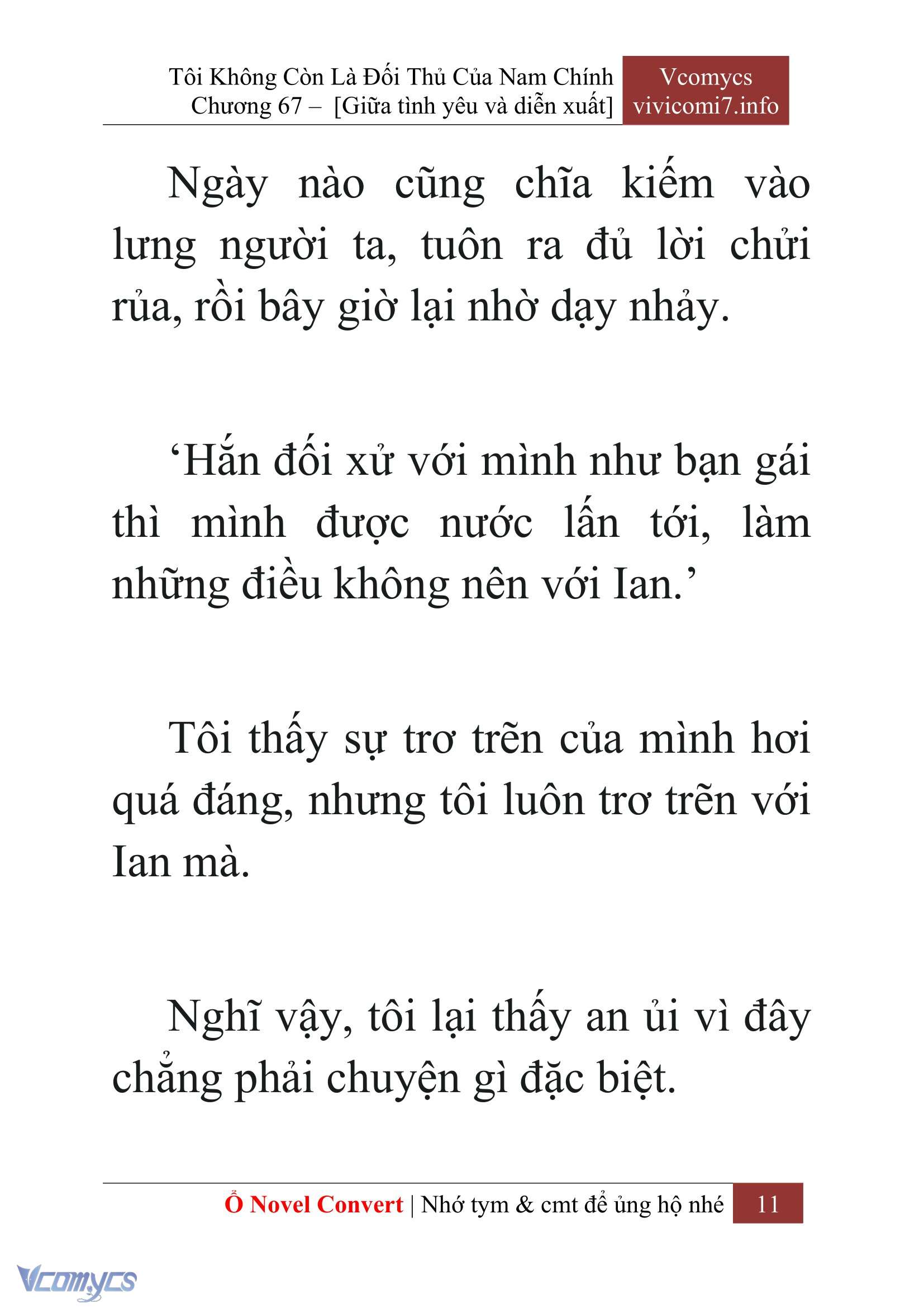 [Novel] Tôi Không Còn Là Đối Thủ Của Nam Chính Chap 67 - Trang 2