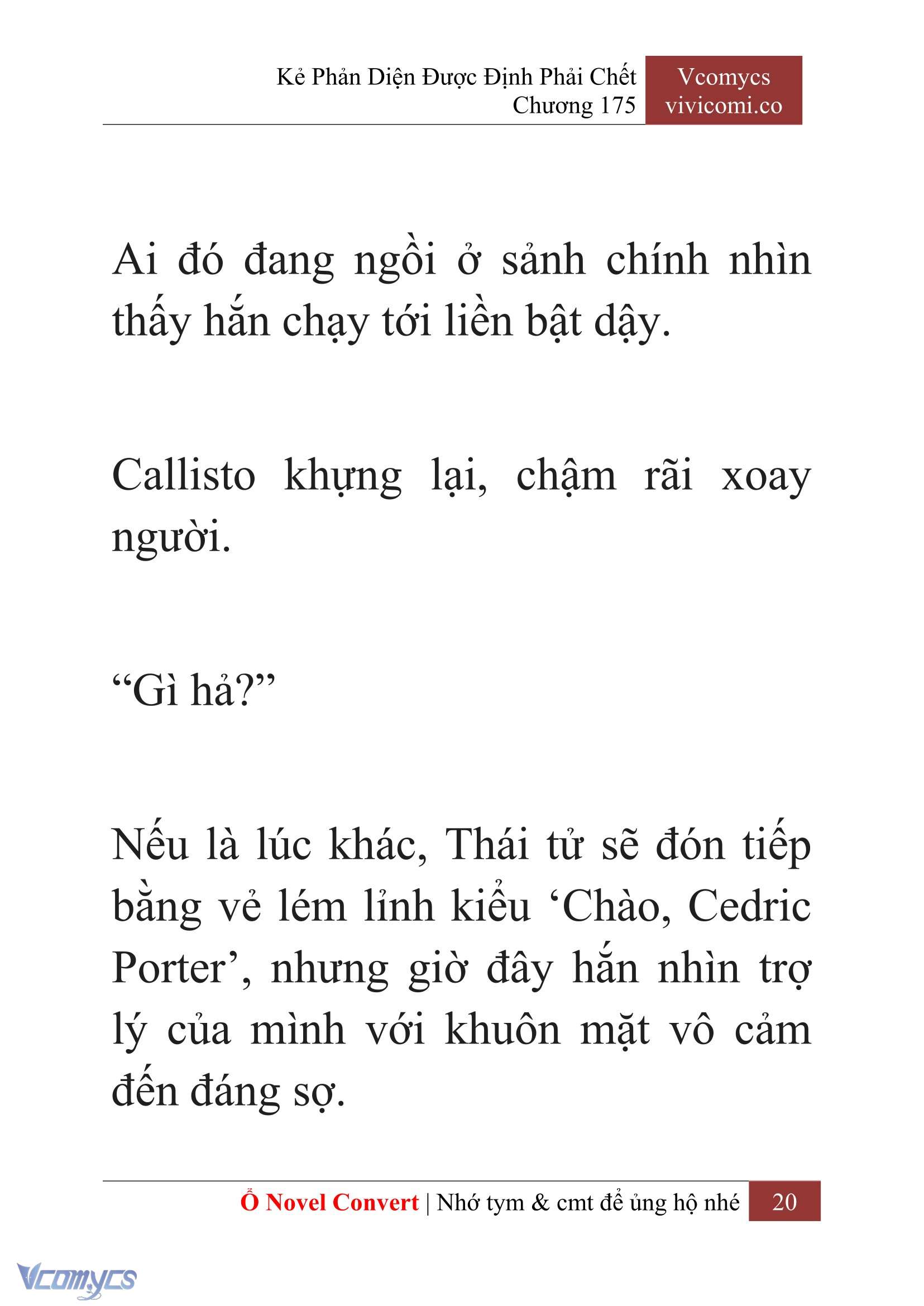 [Novel] Kẻ Phản Diện Được Định Phải Chết Chap 175 - Trang 2