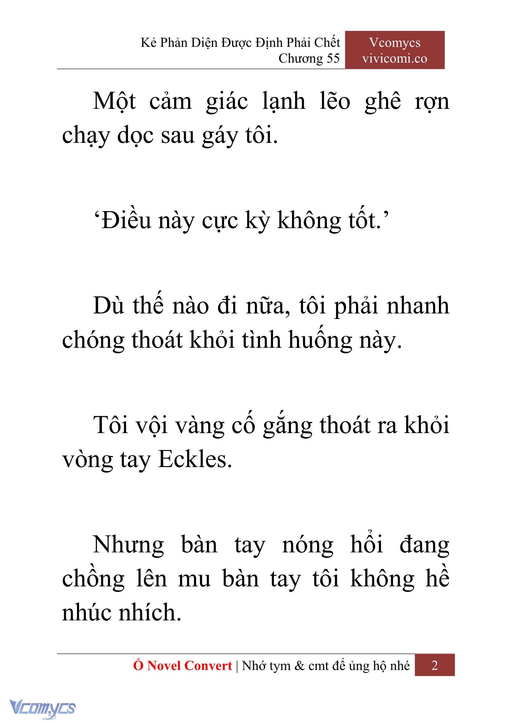 [Novel] Kẻ Phản Diện Được Định Phải Chết Chap 55 - Next Chap 56