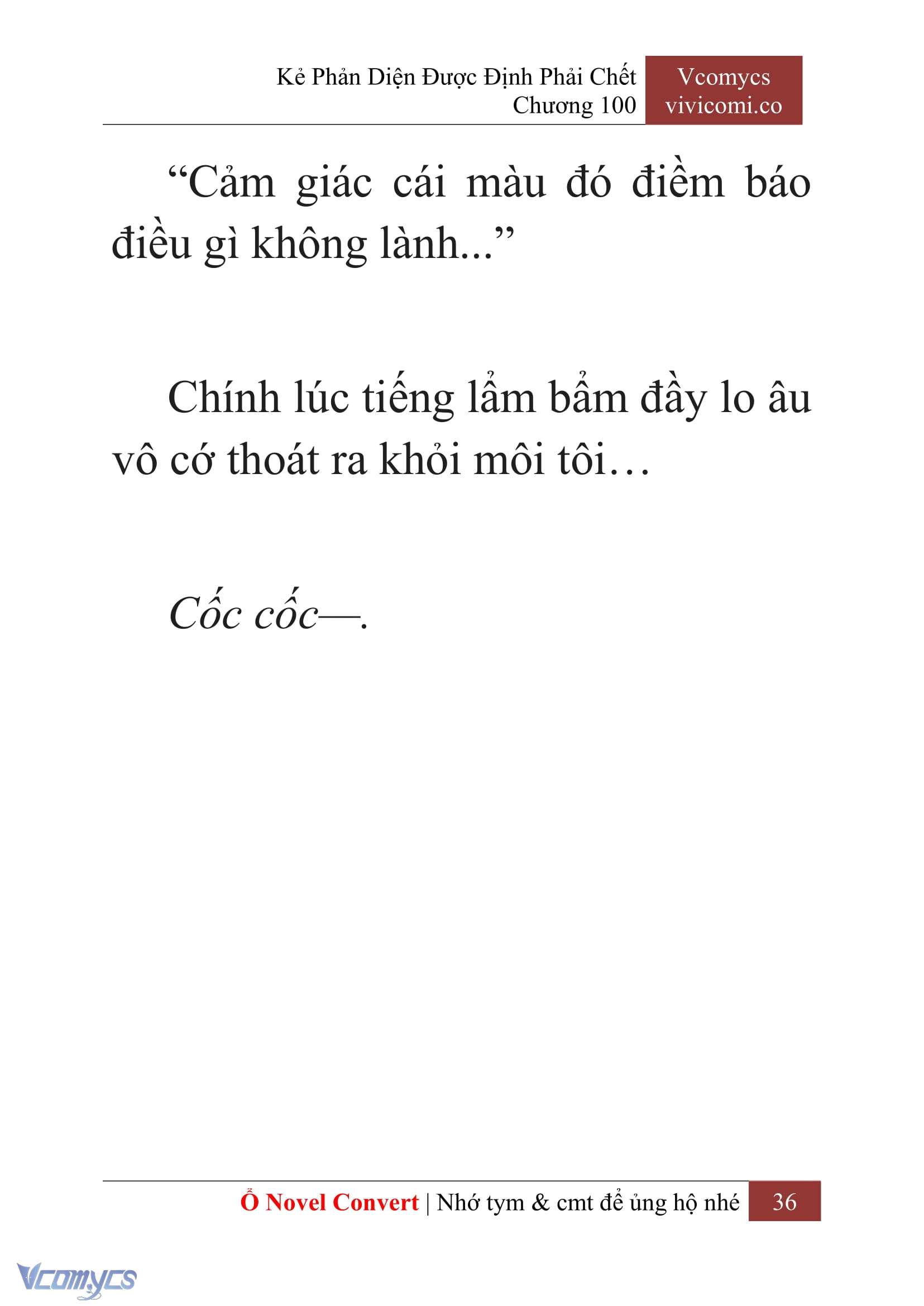 [Novel] Kẻ Phản Diện Được Định Phải Chết Chap 100 - Next Chap 101
