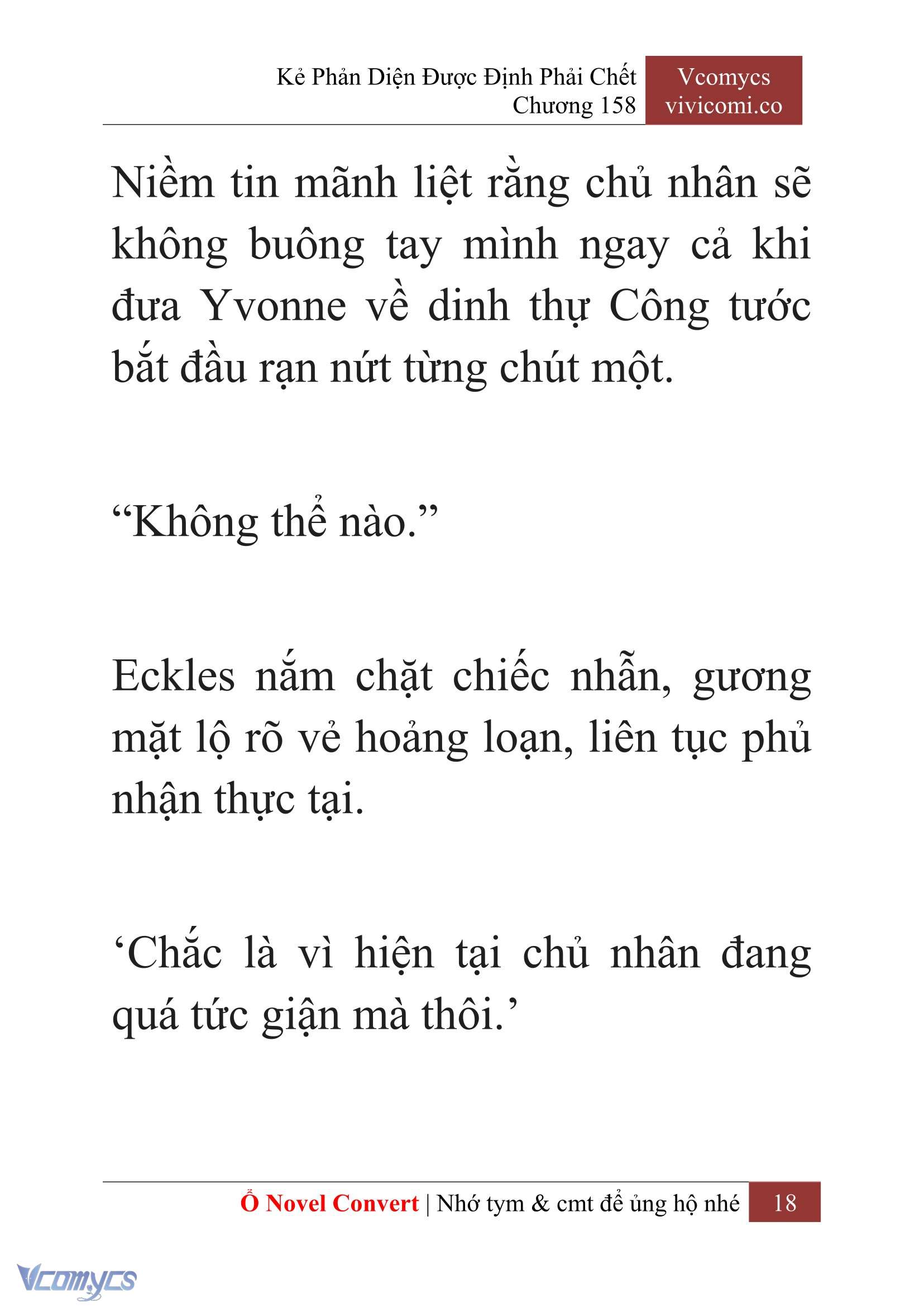 [Novel] Kẻ Phản Diện Được Định Phải Chết Chap 158 - Trang 2
