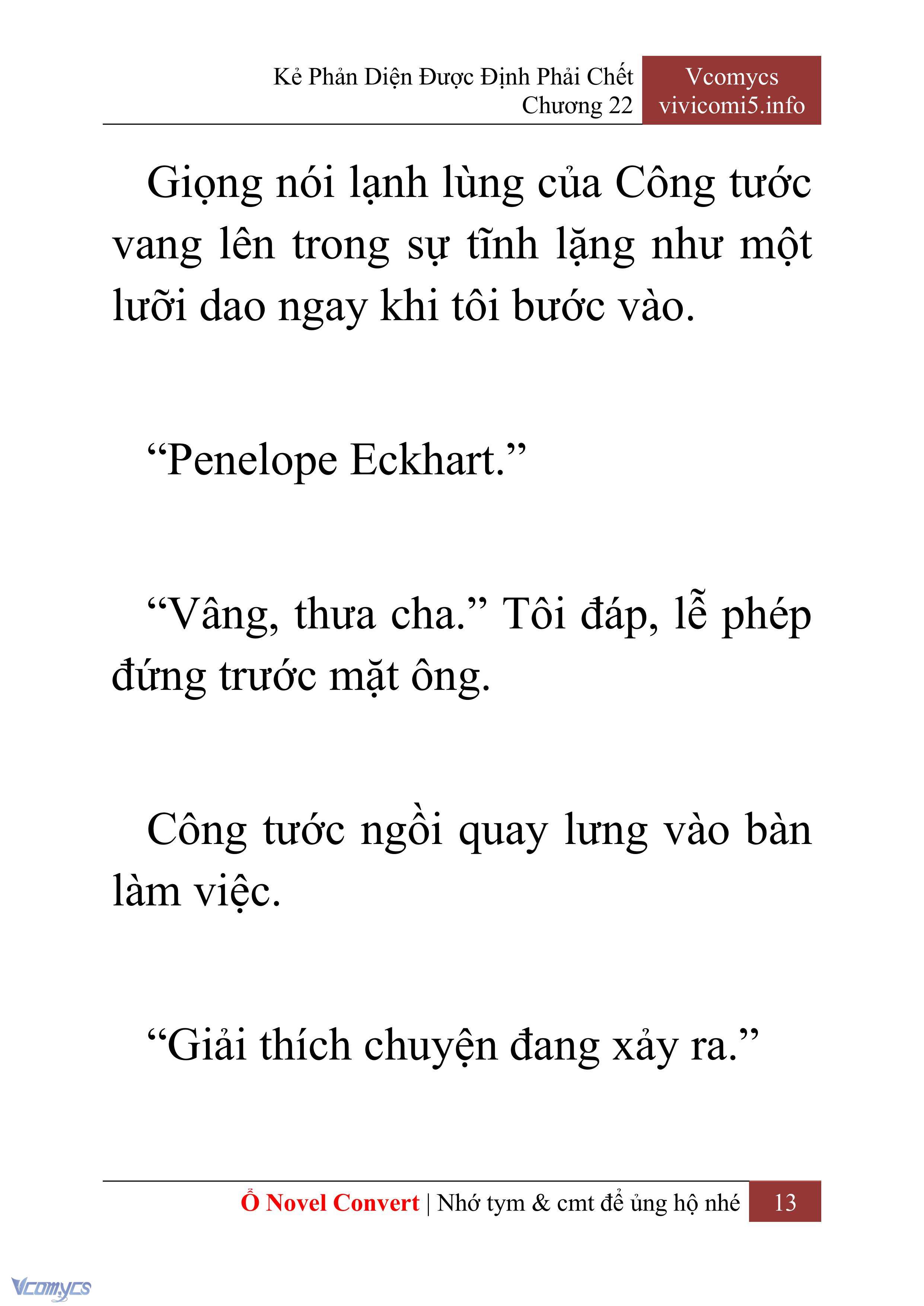 [Novel] Kẻ Phản Diện Được Định Phải Chết Chap 22 - Next Chap 23