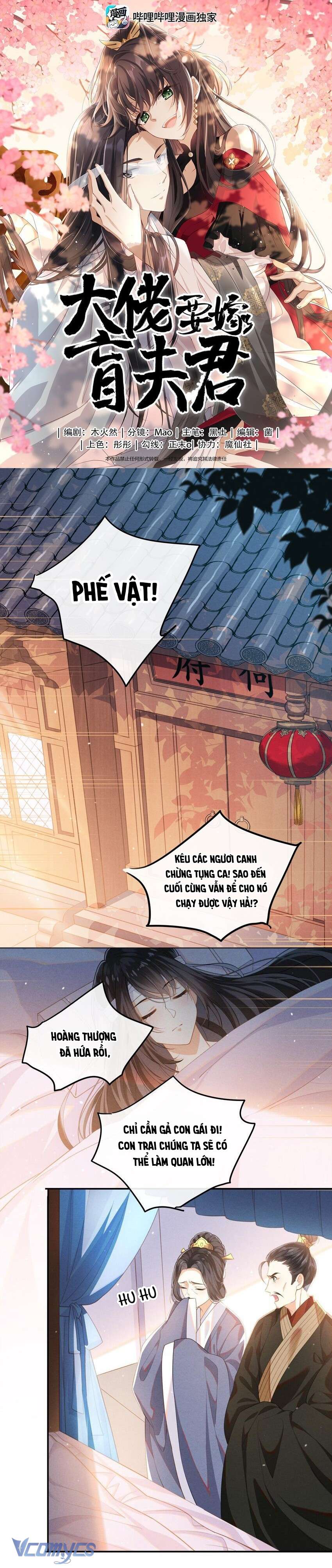 Đại Lão Phải Gả Cho Phu Quân Mù! Chap 1 - Trang 2