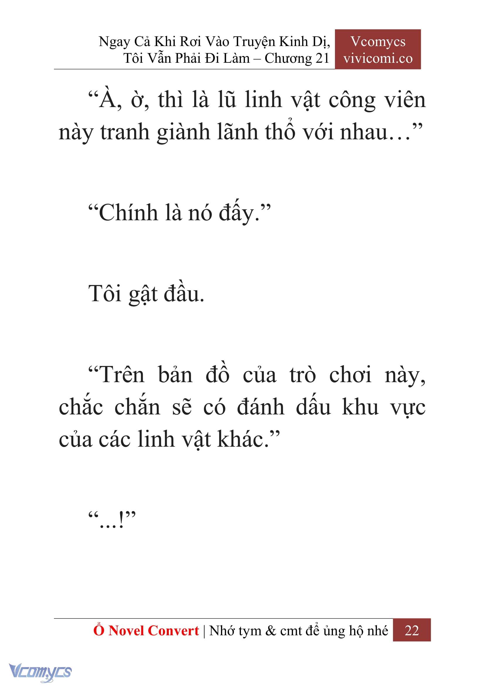 [Novel] Ngay Cả Khi Rơi Vào Truyện Kinh Dị, Tôi Vẫn Phải Đi Làm Chap 21 - Trang 2