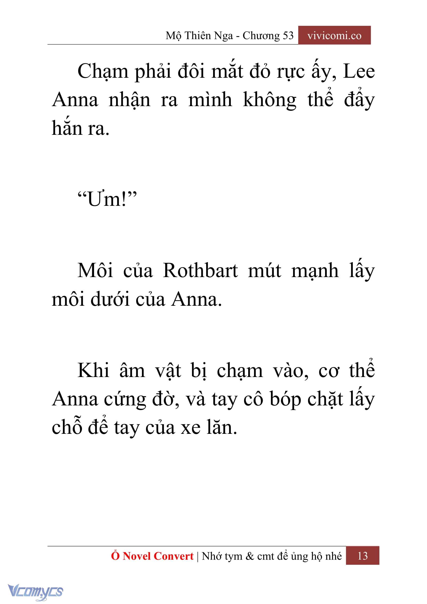 [Novel] Mộ Thiên Nga Chap 53 - Trang 2