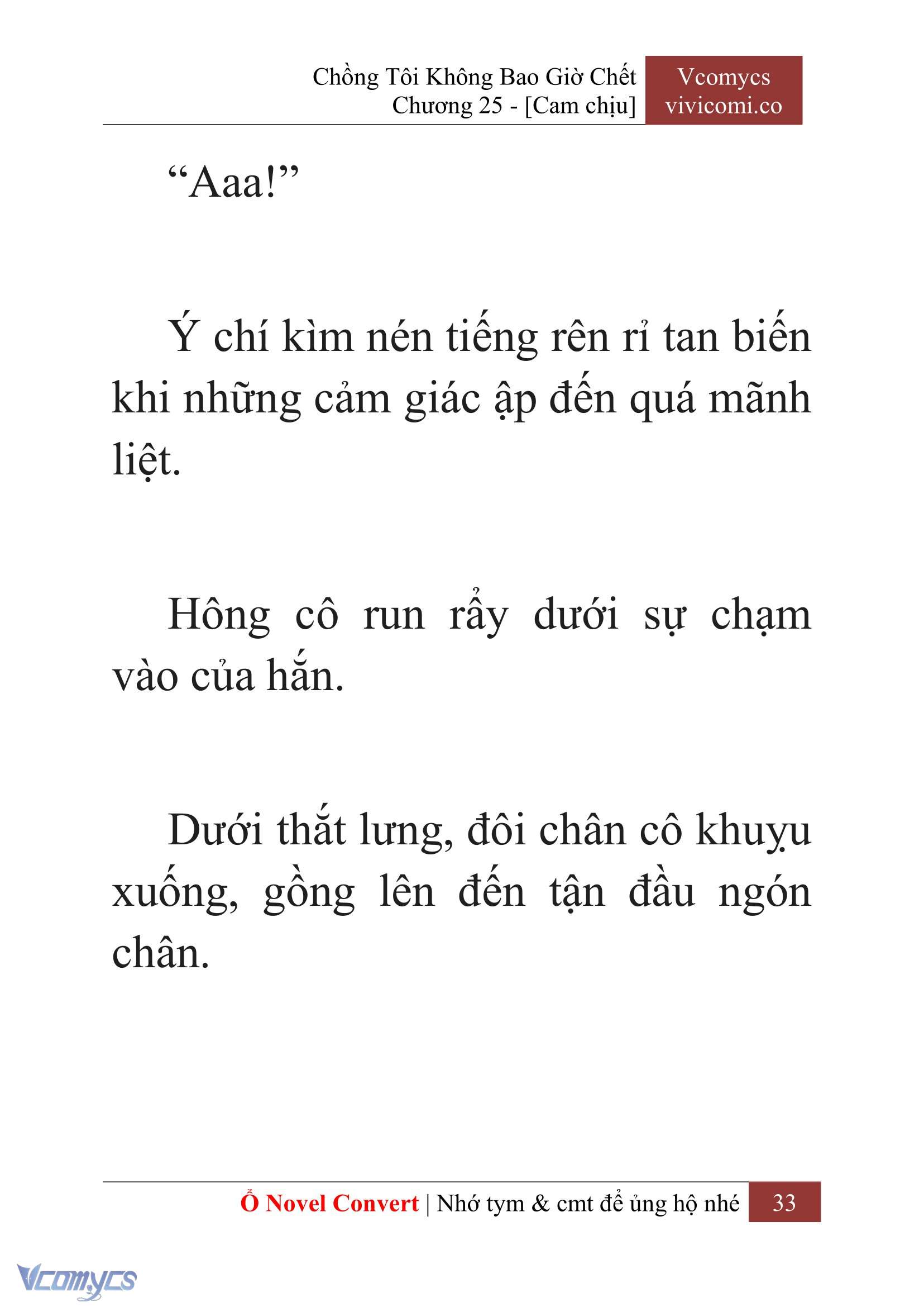 [Novel] Chồng Tôi Không Bao Giờ Chết Chap 25 - Trang 2